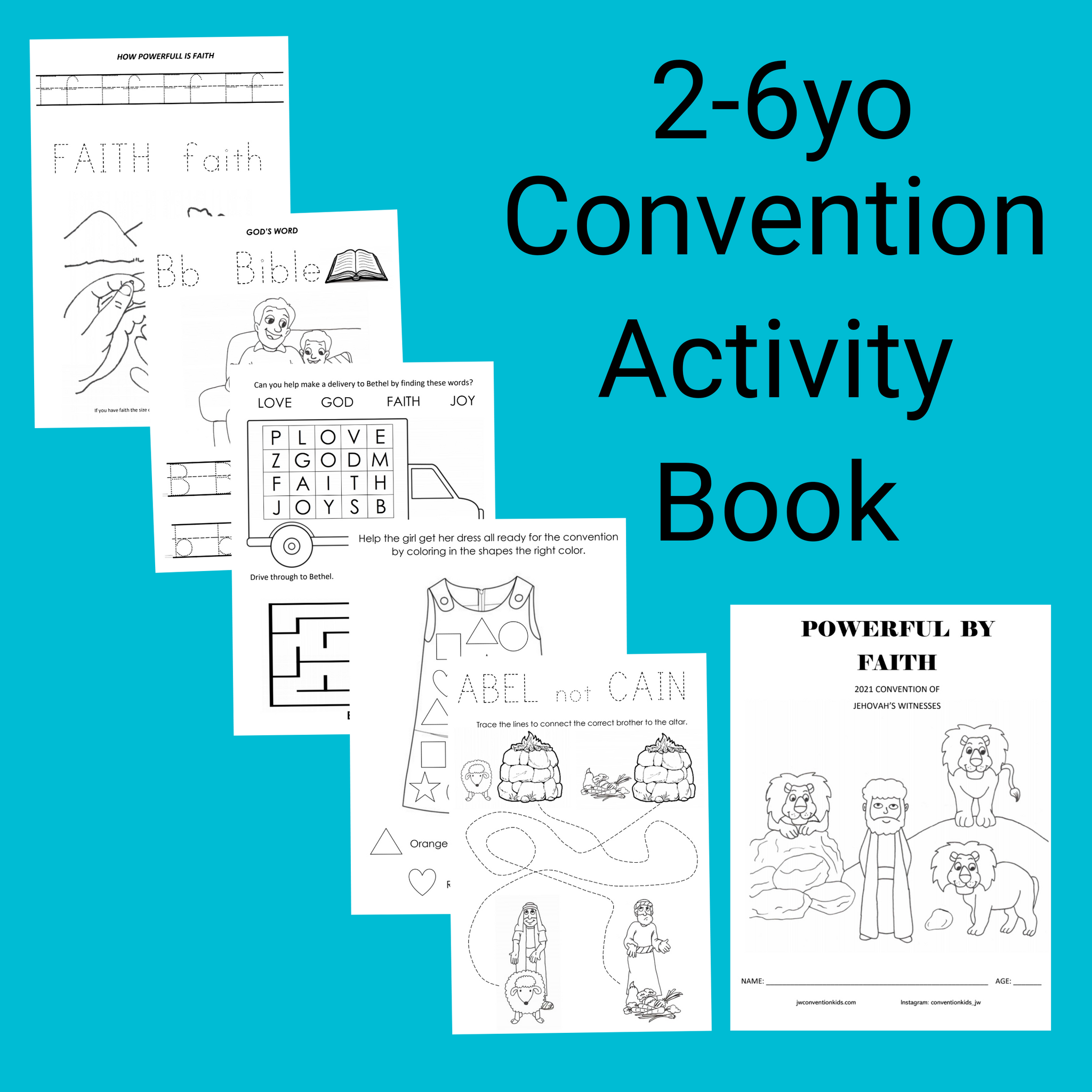Download 2 6yo Powerful By Faith Convention Activity Book Pdf Convention Kids