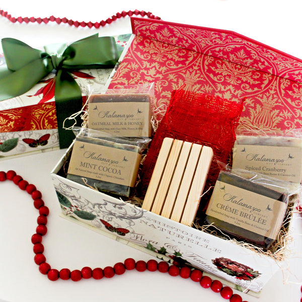 Luxe Holiday Handcrafted Soap Keepsake Box
