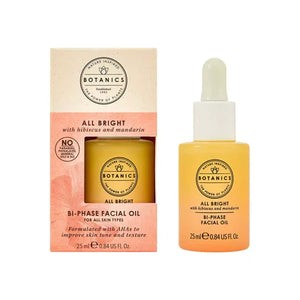 Botanics All Bright Brightening Bi-Phase Facial Oil, 0.84 oz - Ehealth Motion