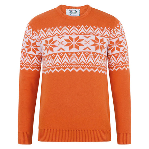 Orange Christmas Jumper