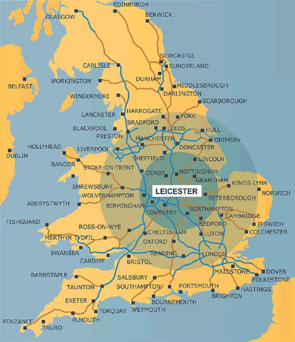 map of leicestershire british christmas jumpers knitwear manufacture  
