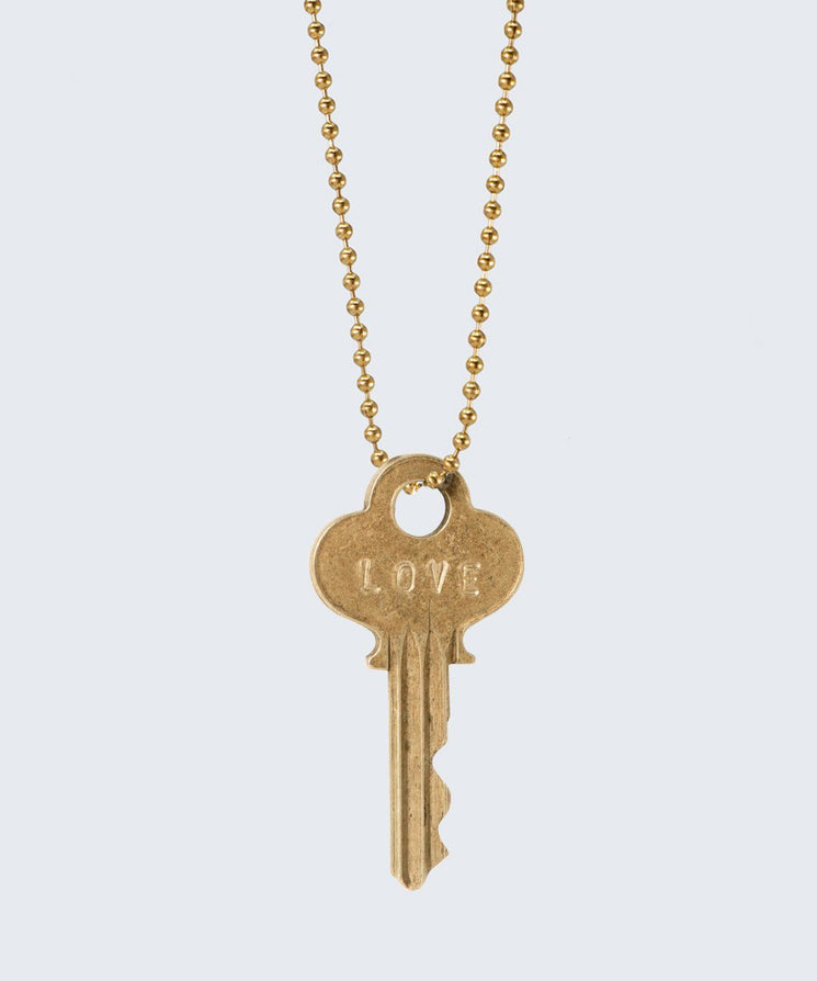 Vintage Classic Ball Chain Key Necklace The Giving Keys