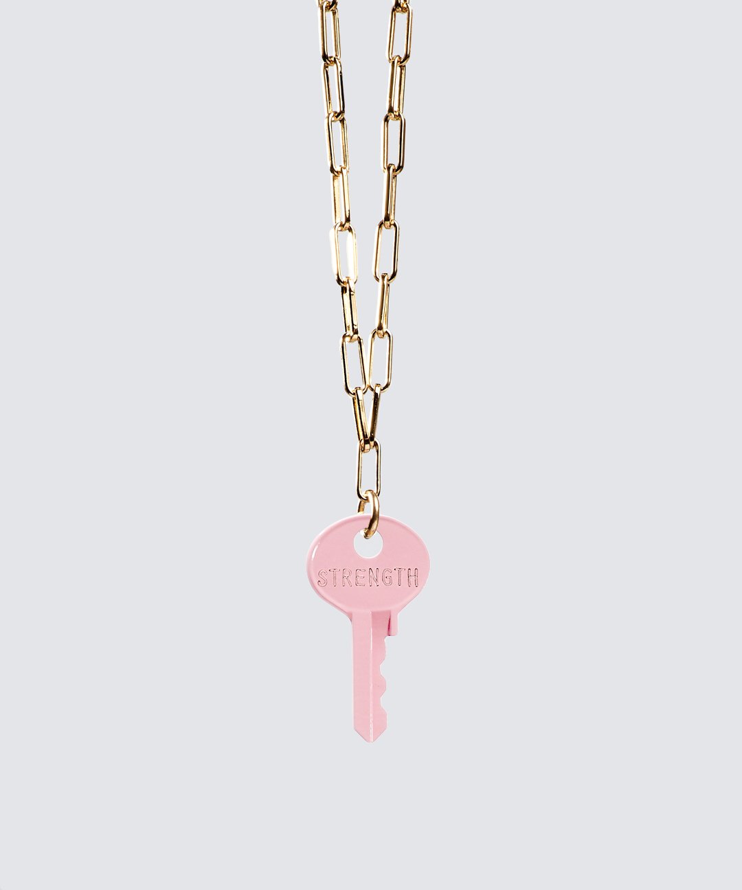 Pastel Pink Dainty Brooklyn Necklace