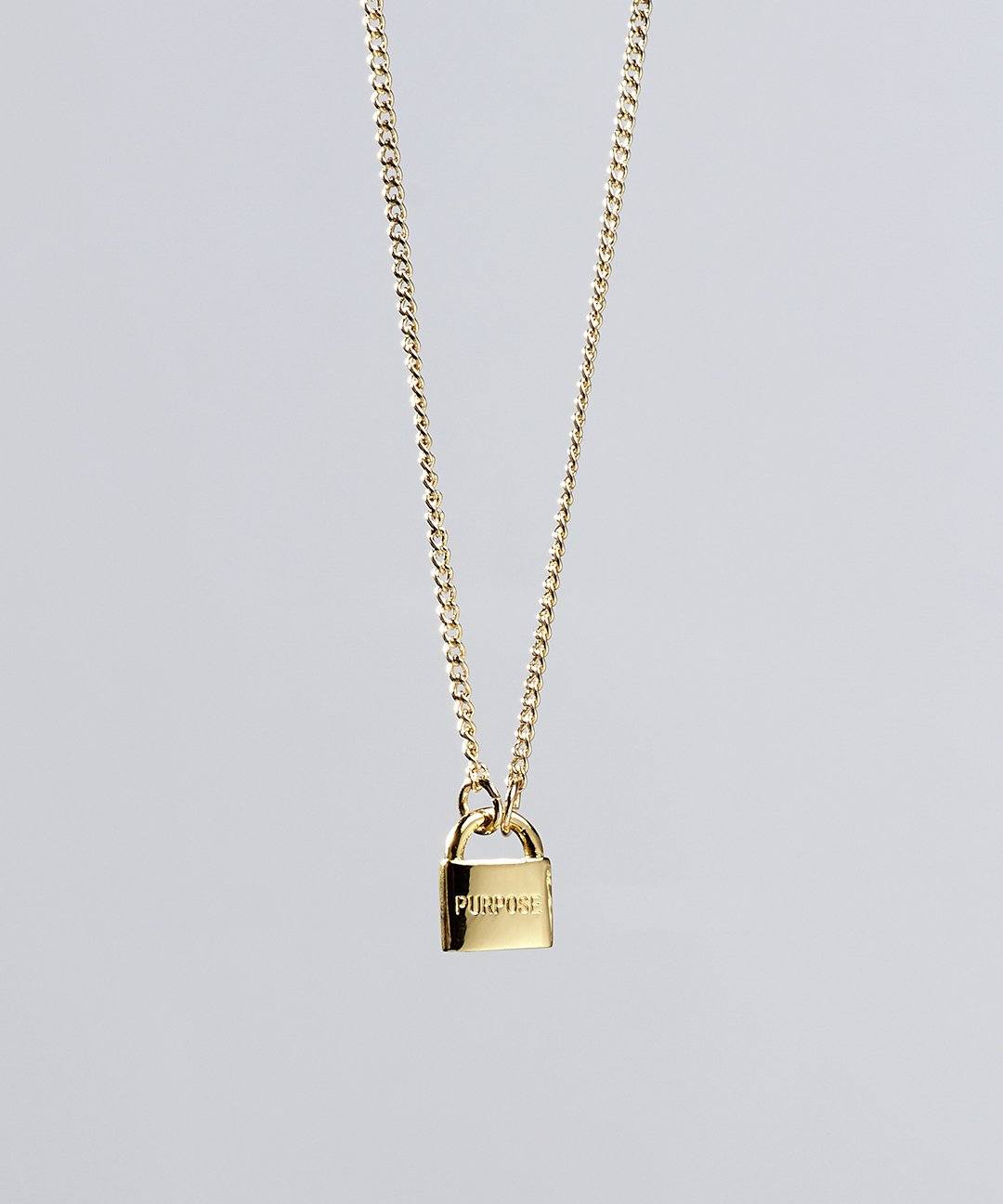 Mini Padlock Necklace