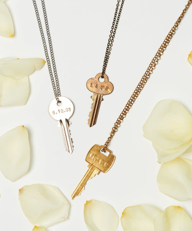 Key Necklaces - Gold, Silver, Rose Gold | The Giving Keys – Page 2
