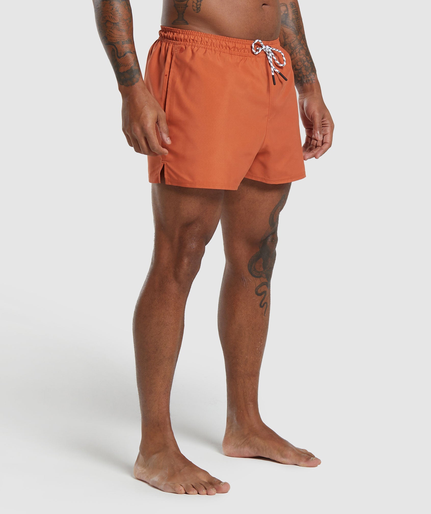 3" Swim Shorts in Muted Orange - view 3