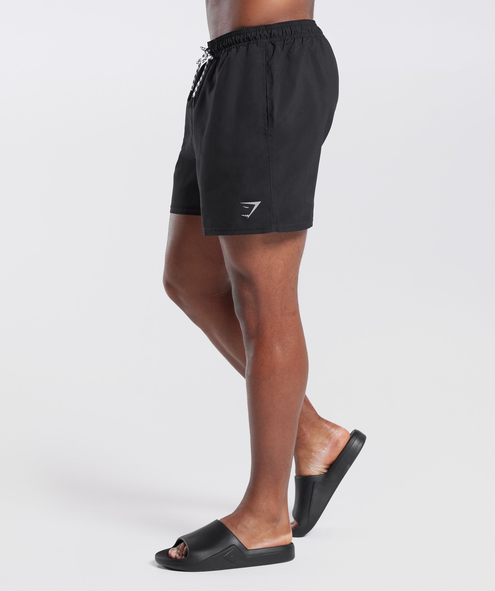 5" Swim Shorts in Black