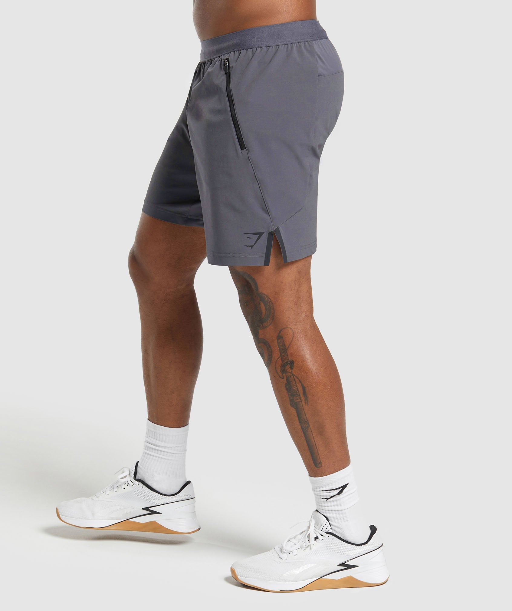 Apex 7" Hybrid Shorts in Dark Grey - view 3