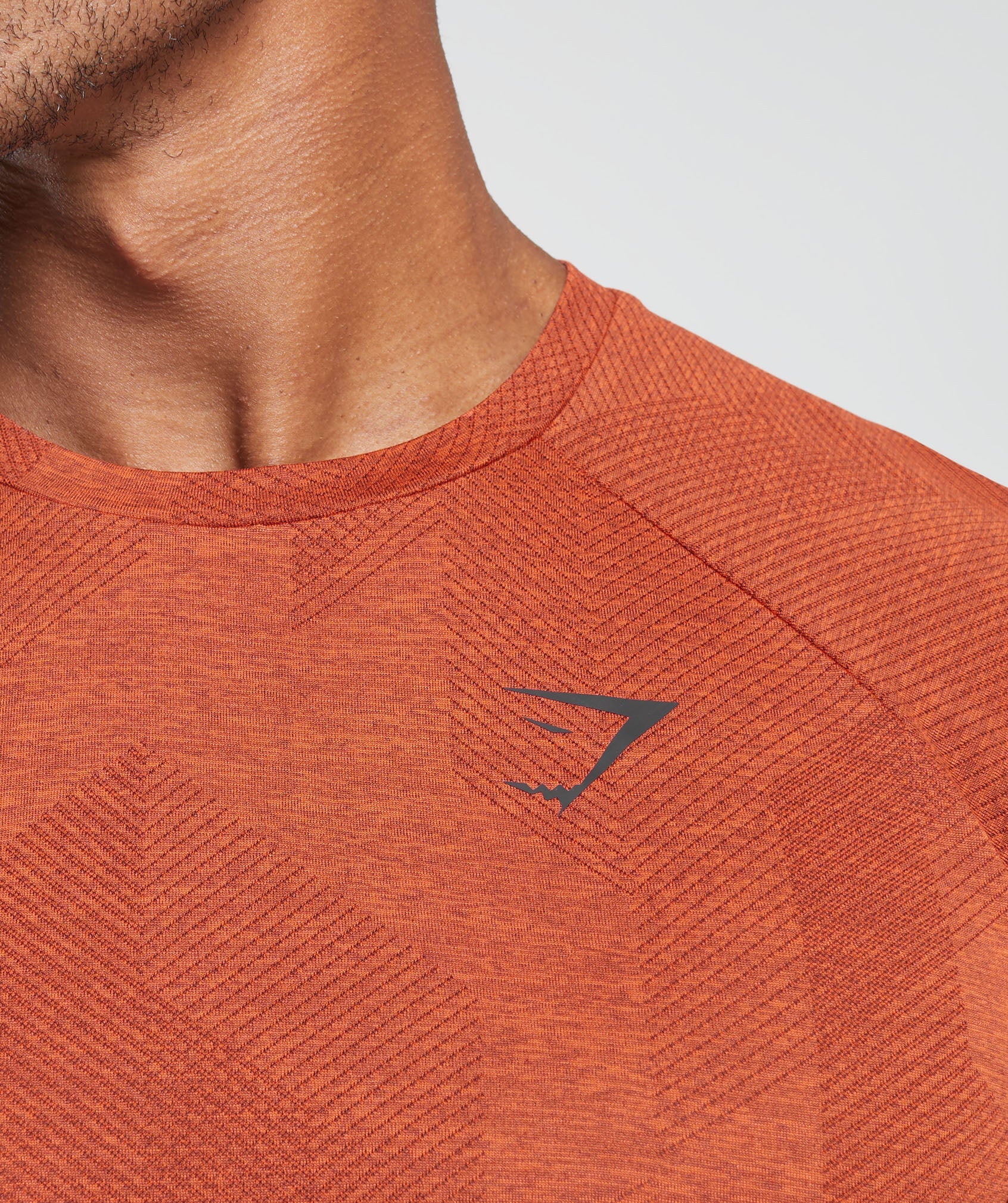 Apex T-Shirt in Rust Orange/Rust Brown - view 5