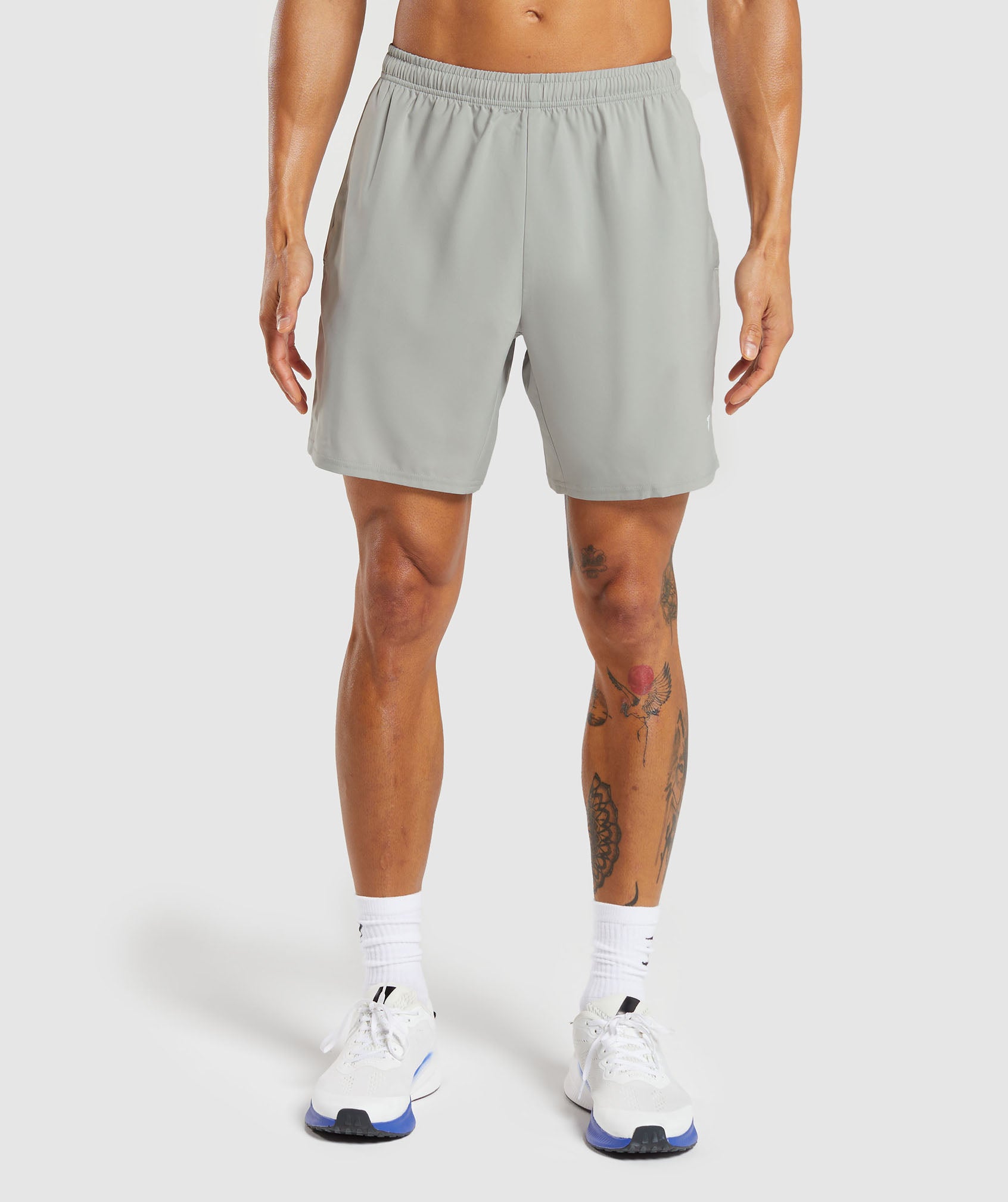 Arrival 7" Shorts in Stone Grey