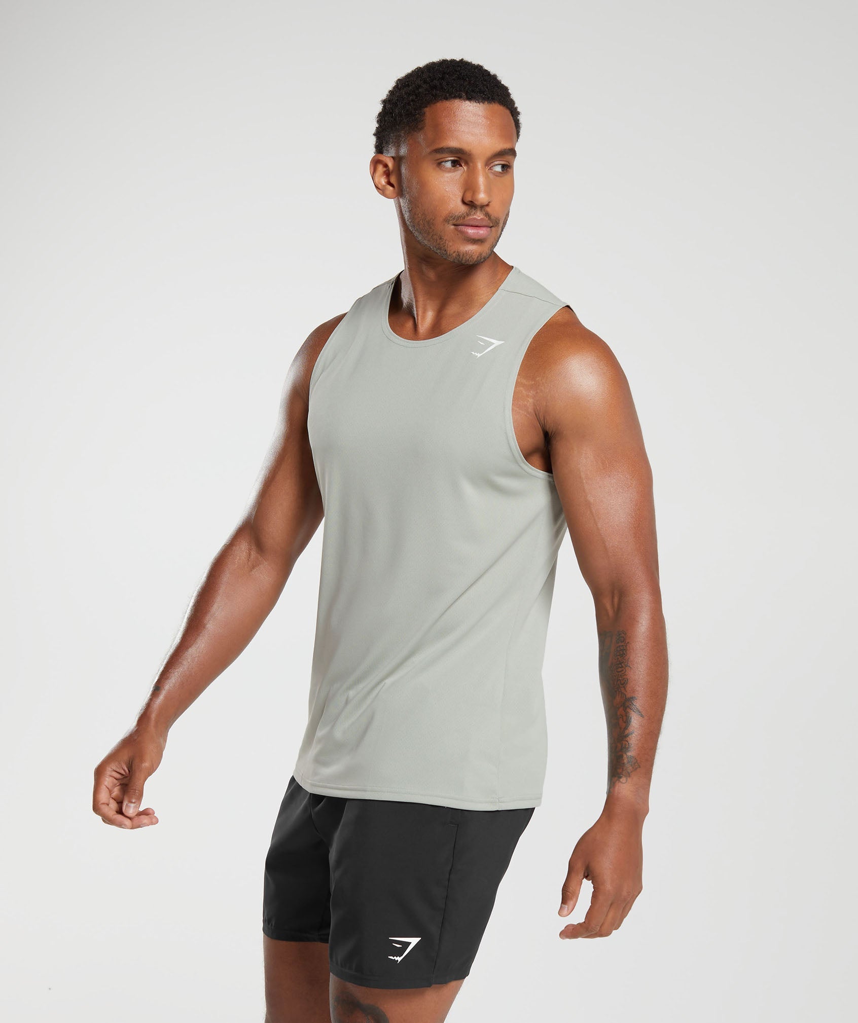 Arrival Tank in Stone Grey - view 7