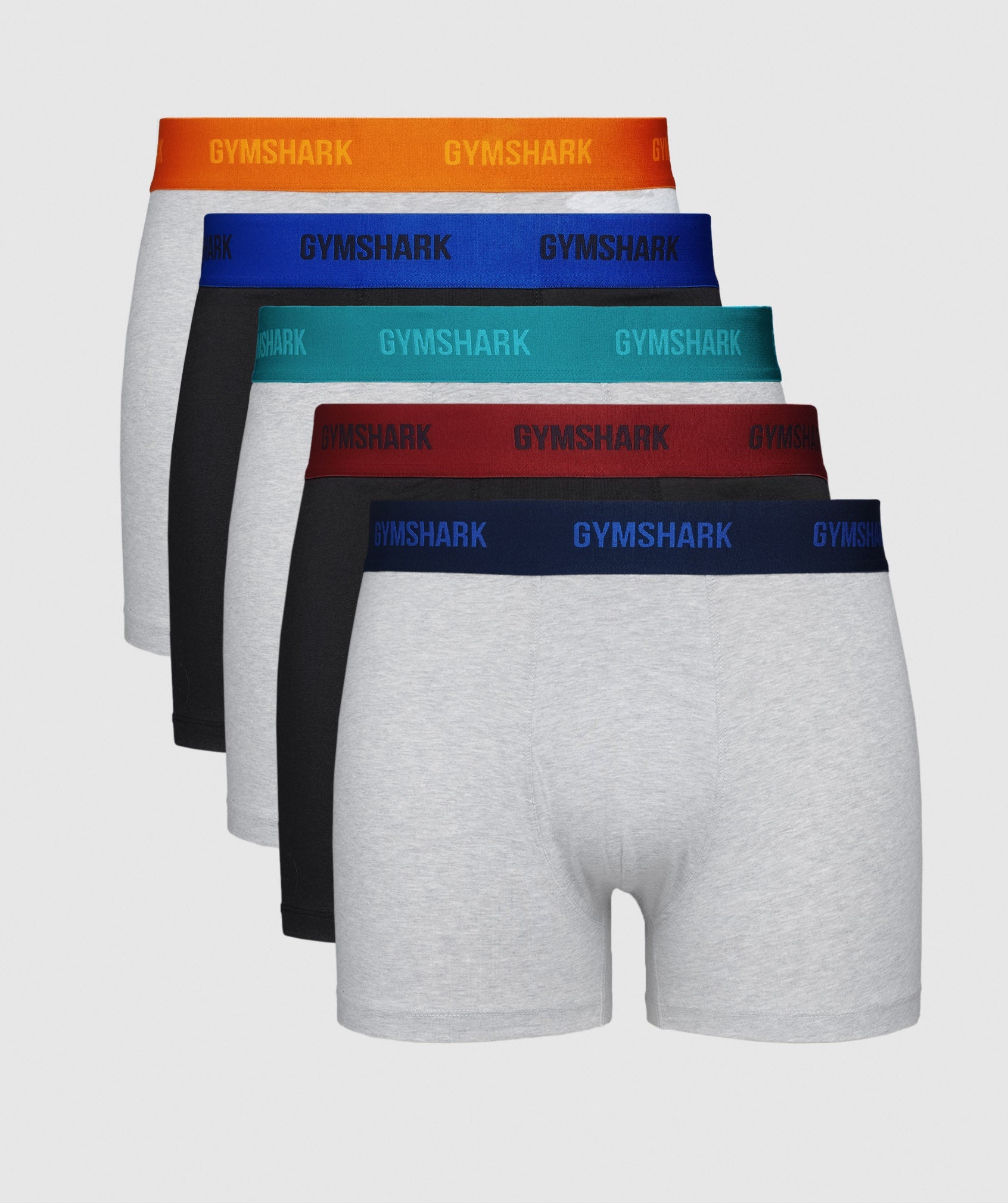 Boxers 5 PK in Black//Red/Light Grey is niet op voorraad