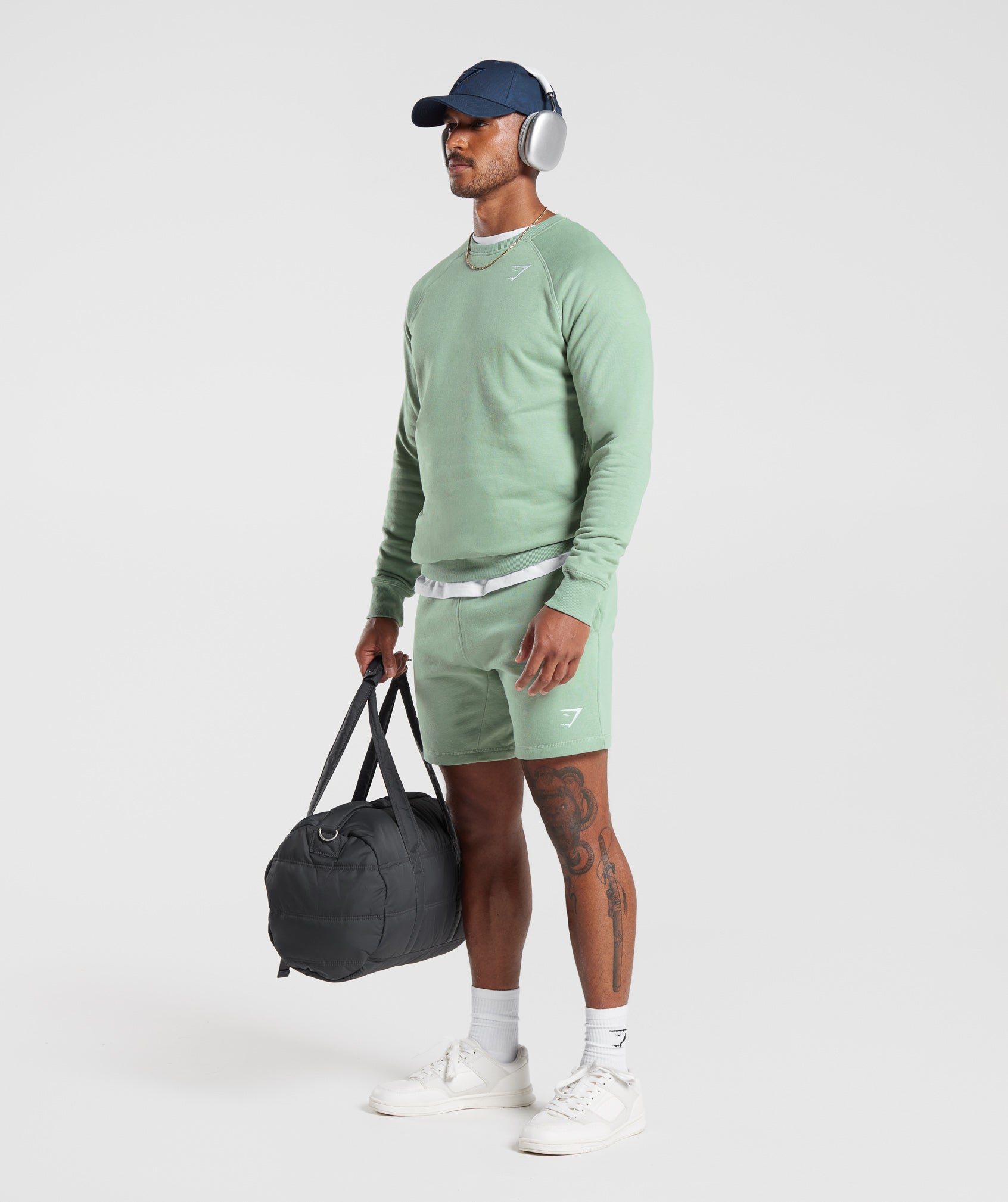 Crest Sweatshirt in Desert Sage Green