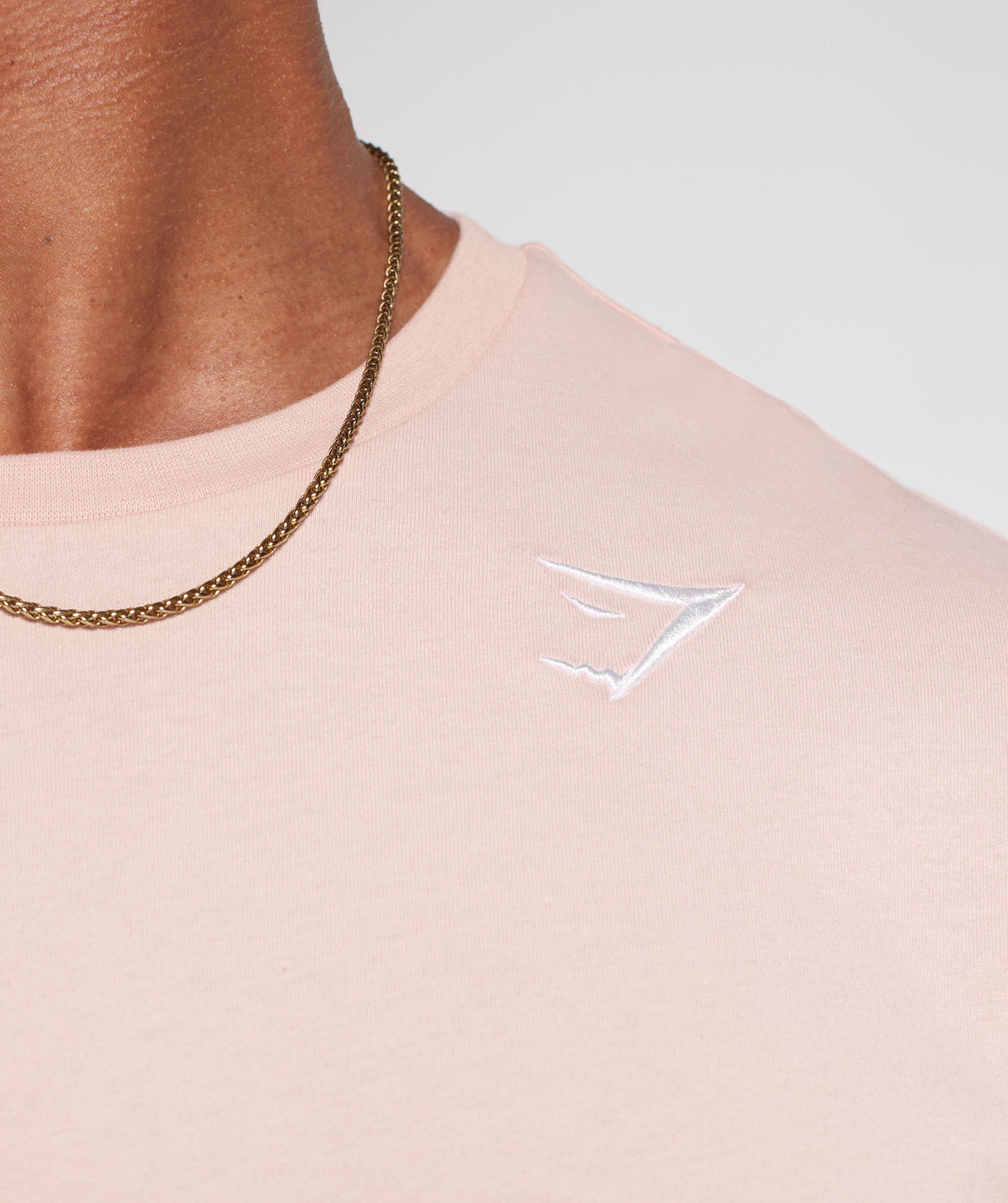 Crest Long Sleeve T-Shirt in Misty Pink - view 5