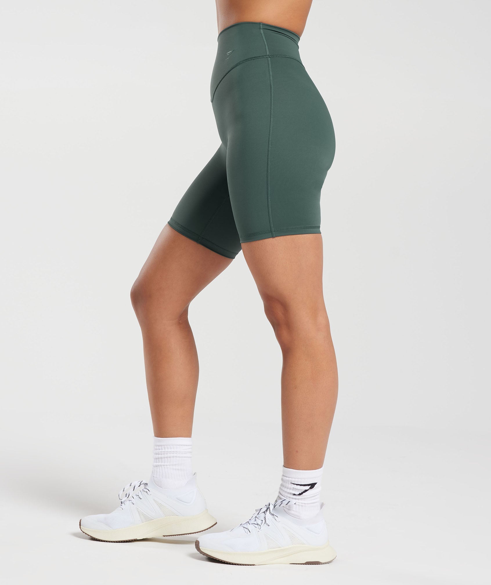 Elevate Cycling Shorts in Fog Green - view 5