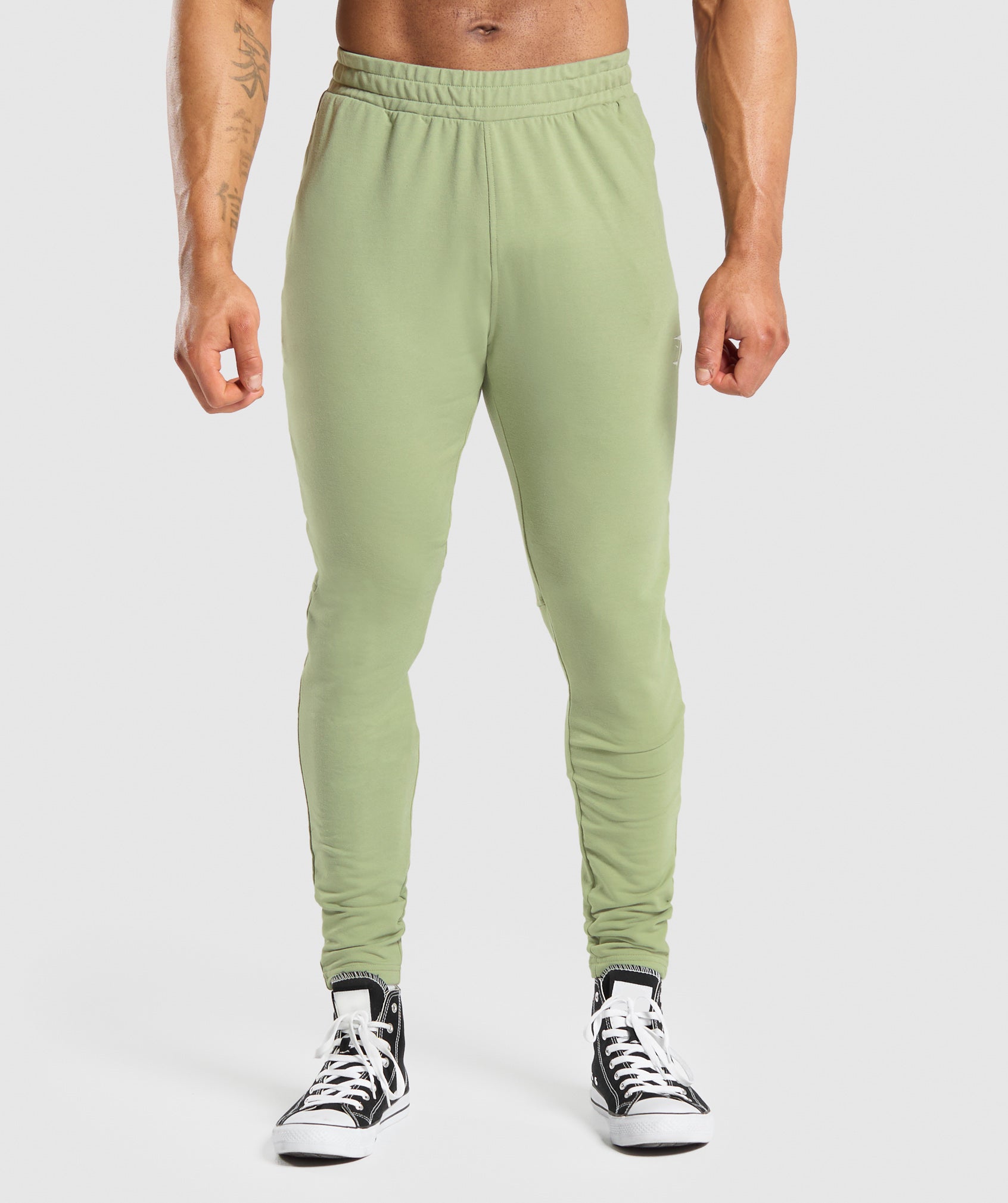 Essential Muscle Joggers in Natural Sage Green - view 1