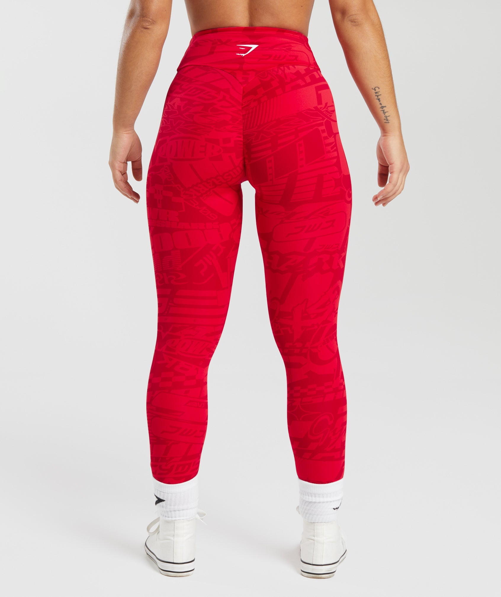 GS Power Regular Leggings in Zesty Red - view 2