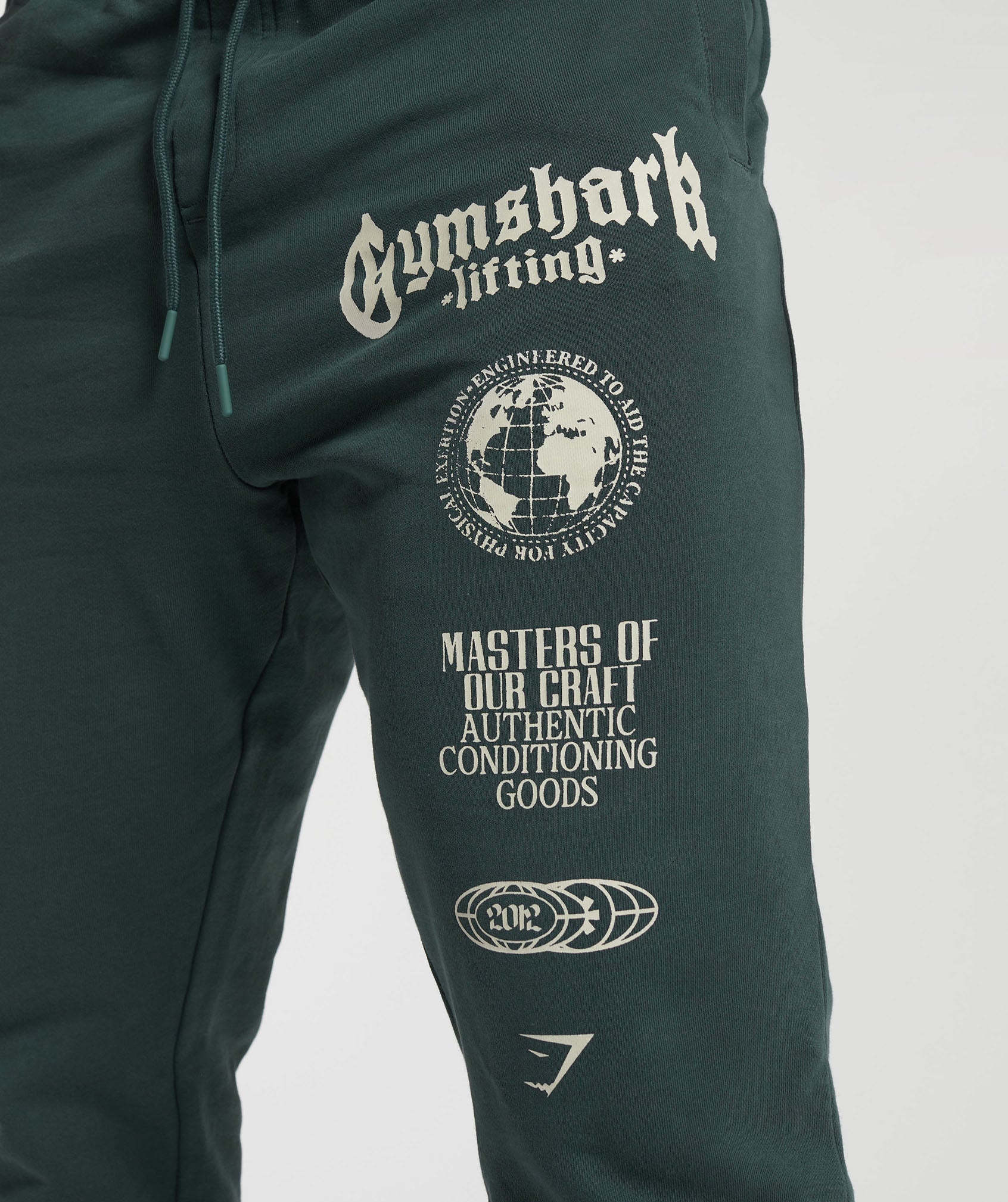 Global Lifting Oversized Joggers in Green - view 7