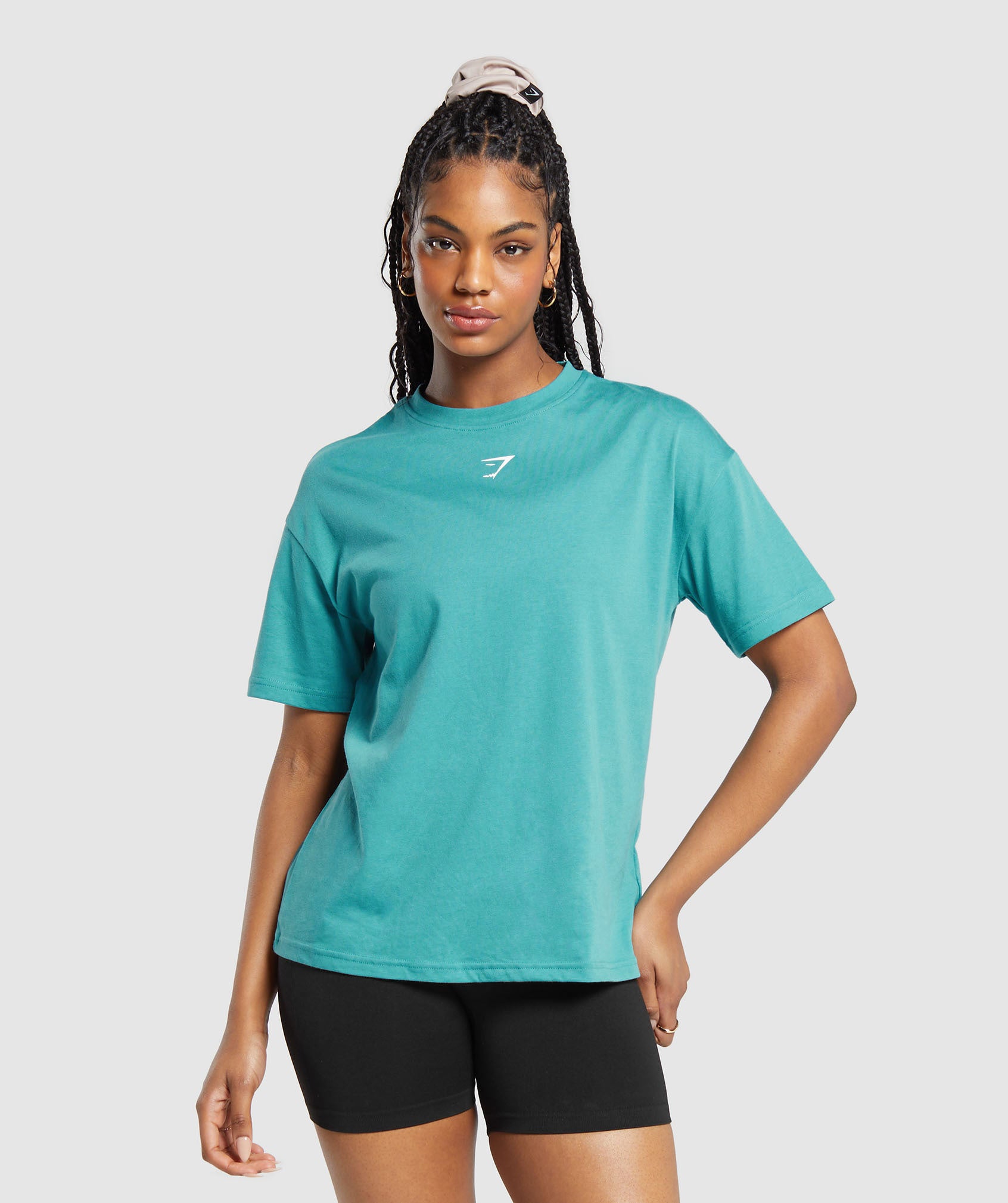 GS Power Oversized T-Shirt in Bondi Teal - view 2