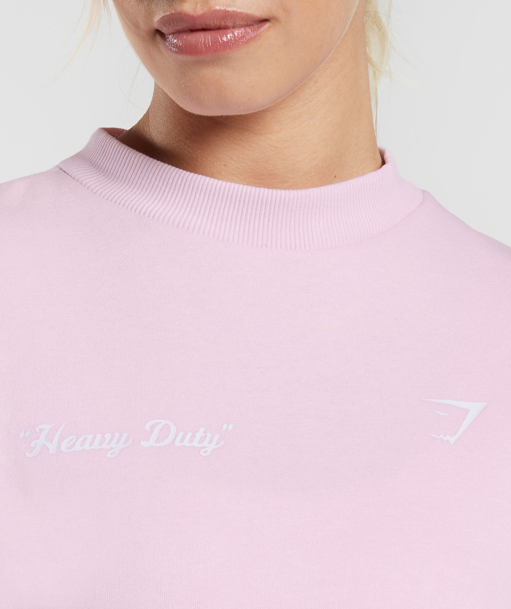 Heavy Duty Oversized Sweatshirt in Lemonade Pink - view 3