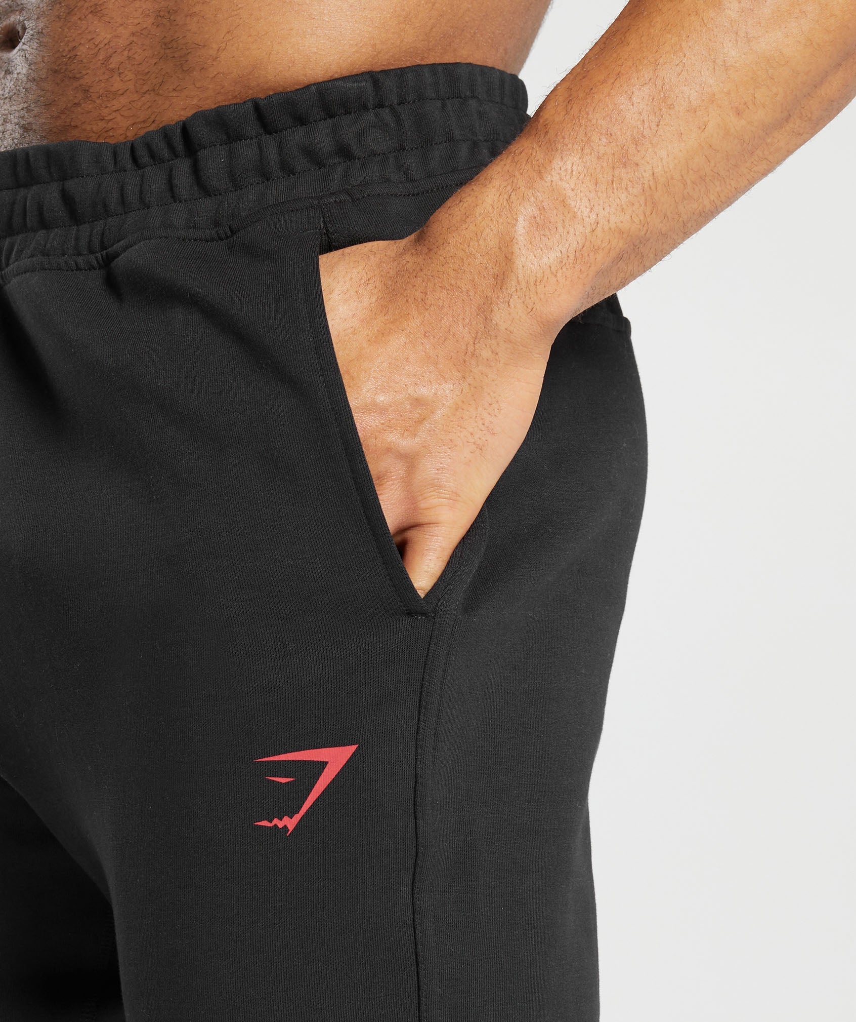 Impact Joggers in Black/Vivid Red - view 7