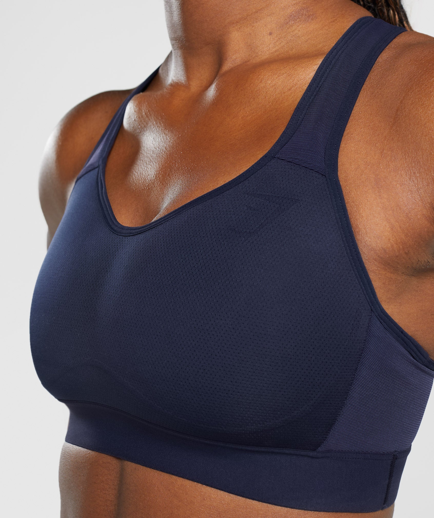 Lightweight High Support Sports Bra in Midnight Blue - view 5