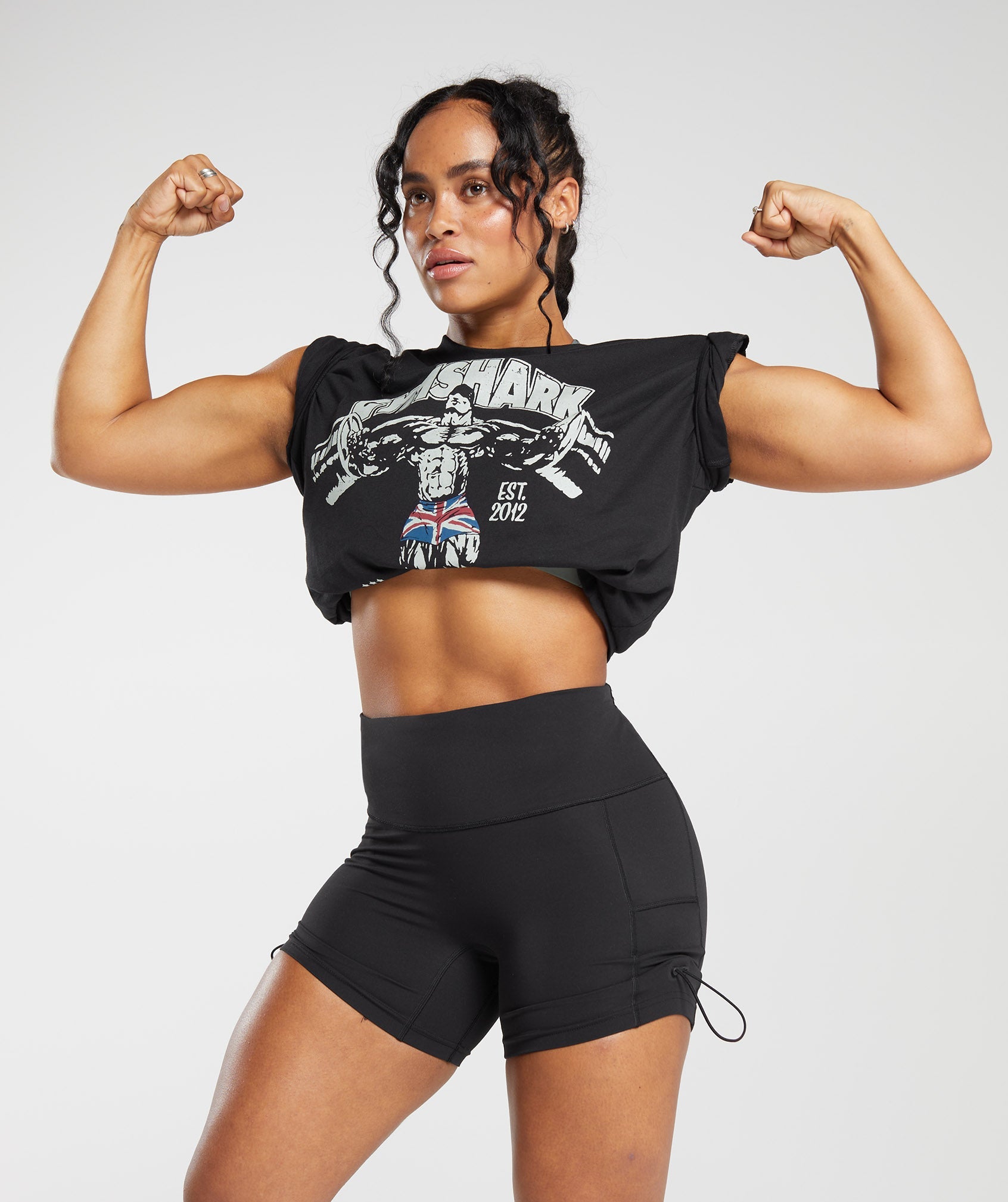 Lifting Apparel Oversized T-Shirt in Black - view 3