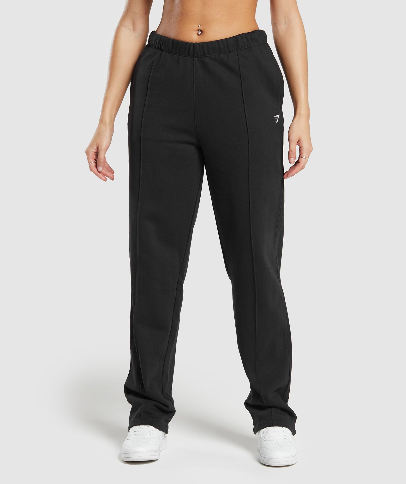 Lifting Straight Leg Joggers in Black - view 1