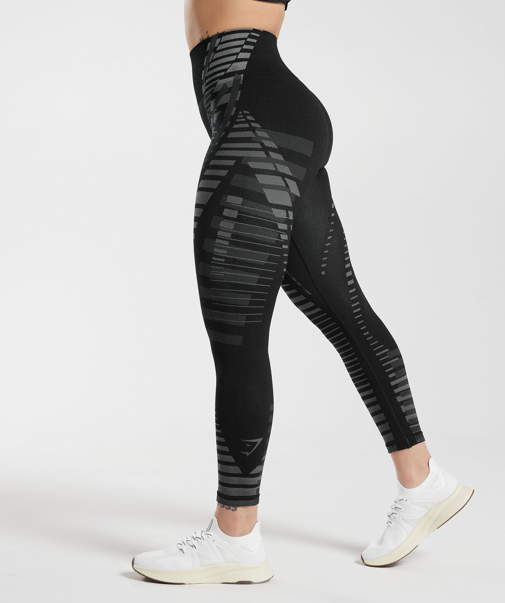 Apex Limit Leggings in Black/Light Grey - view 3