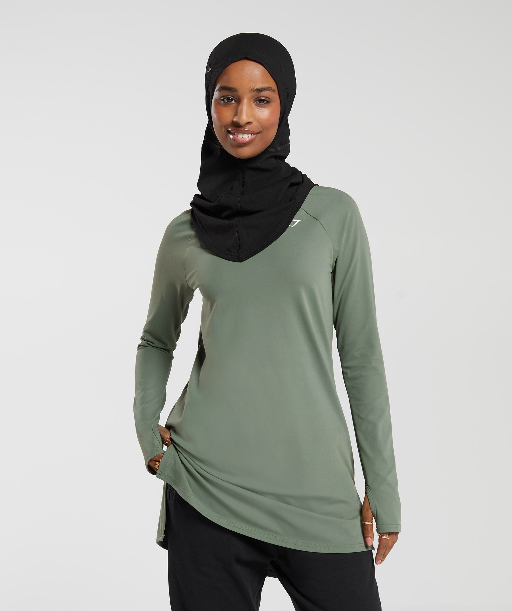 Long Line Long Sleeve Top