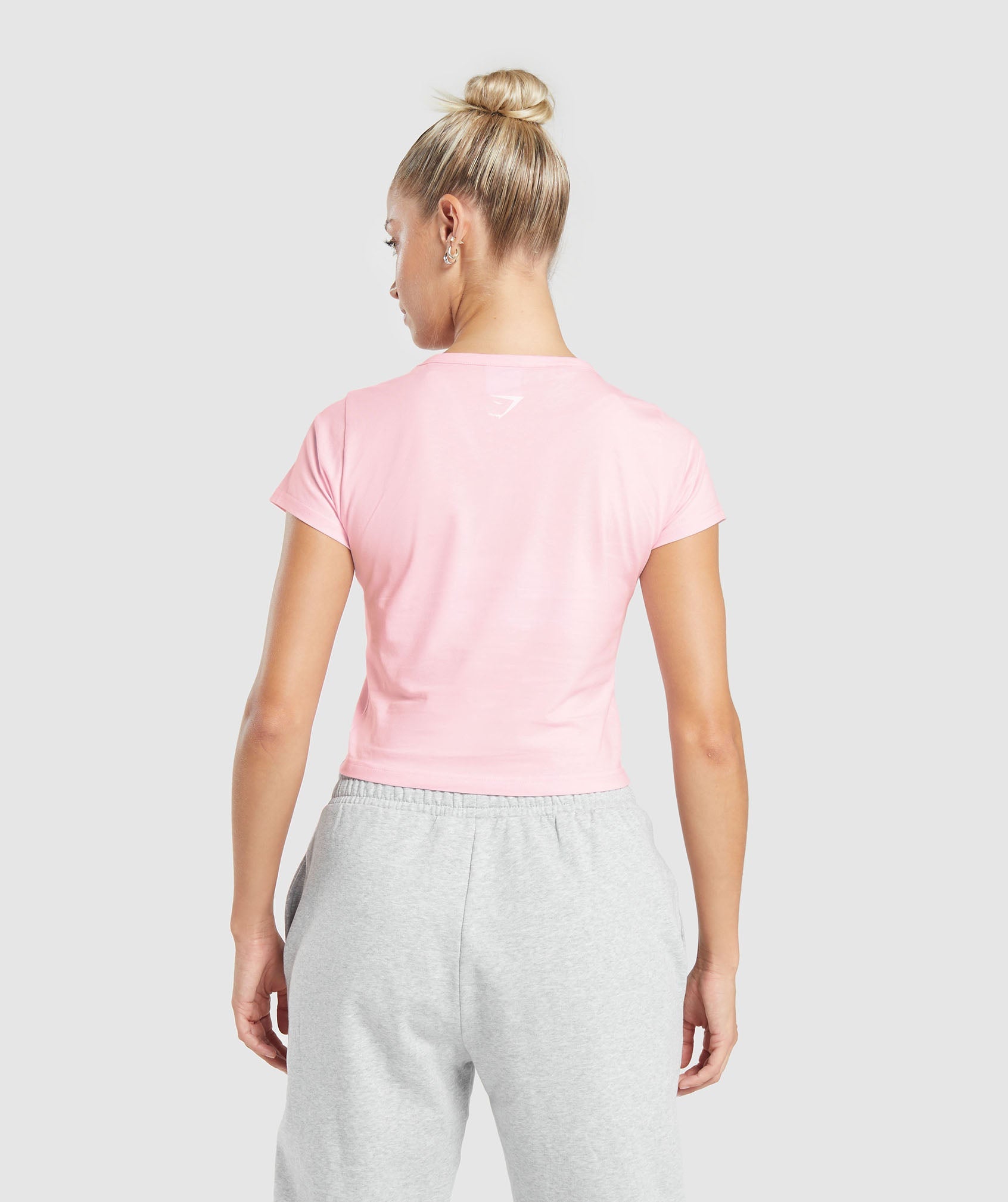 Love Hearts Crop Top in Dolly Pink - view 2