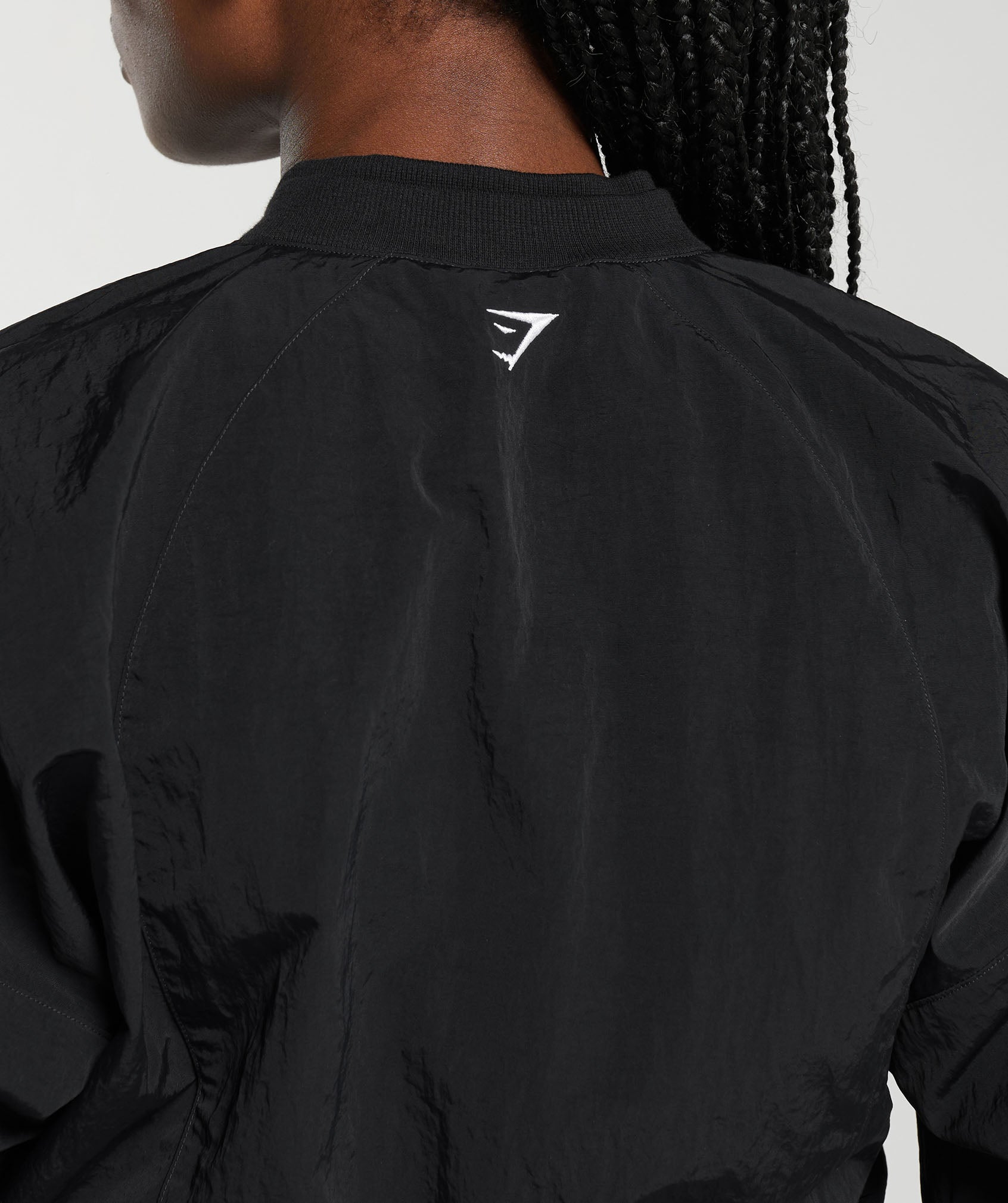 Midi Track Jacket in Black - view 2