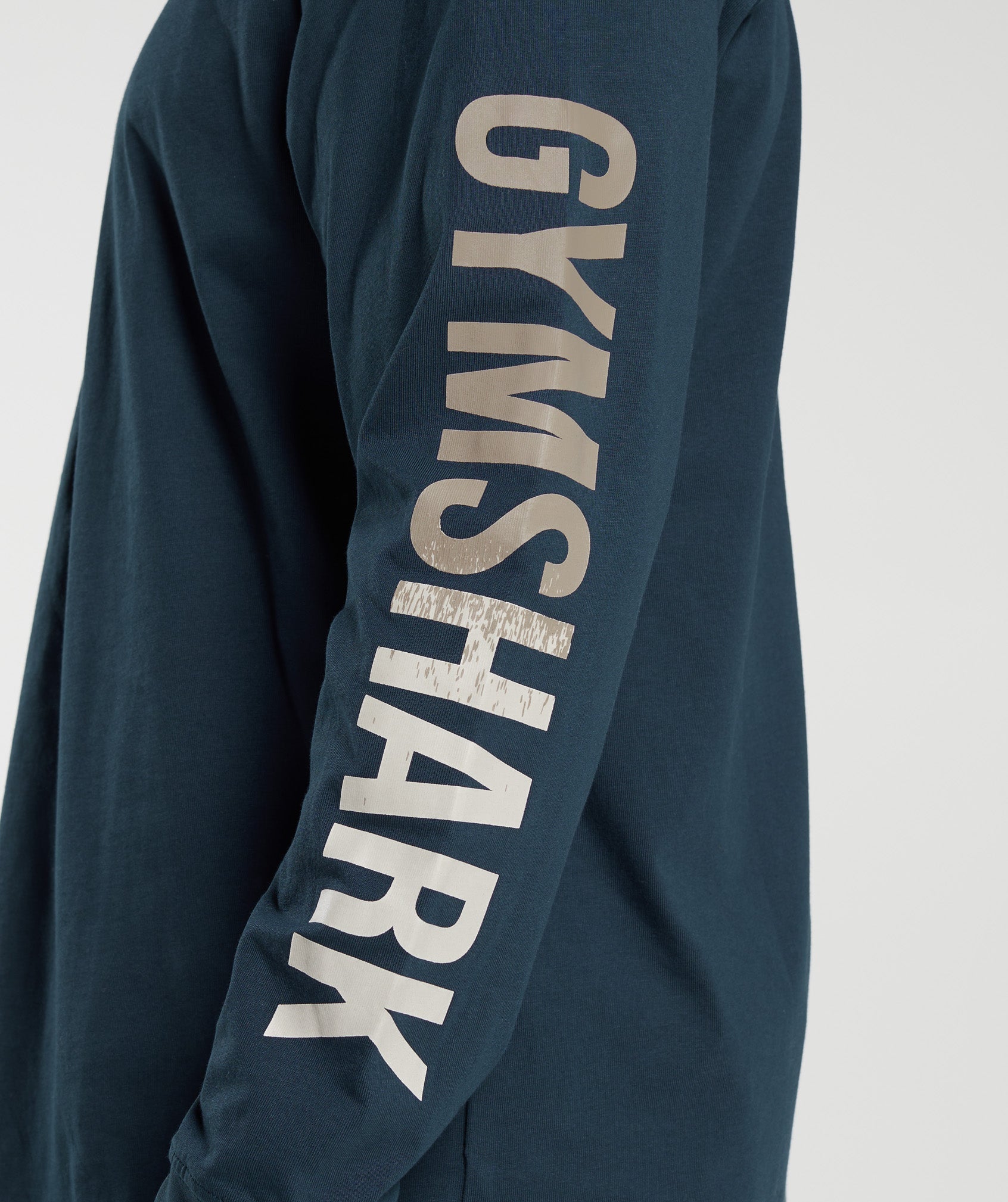 Global Graphic Long Sleeve T-Shirt in Navy - view 6