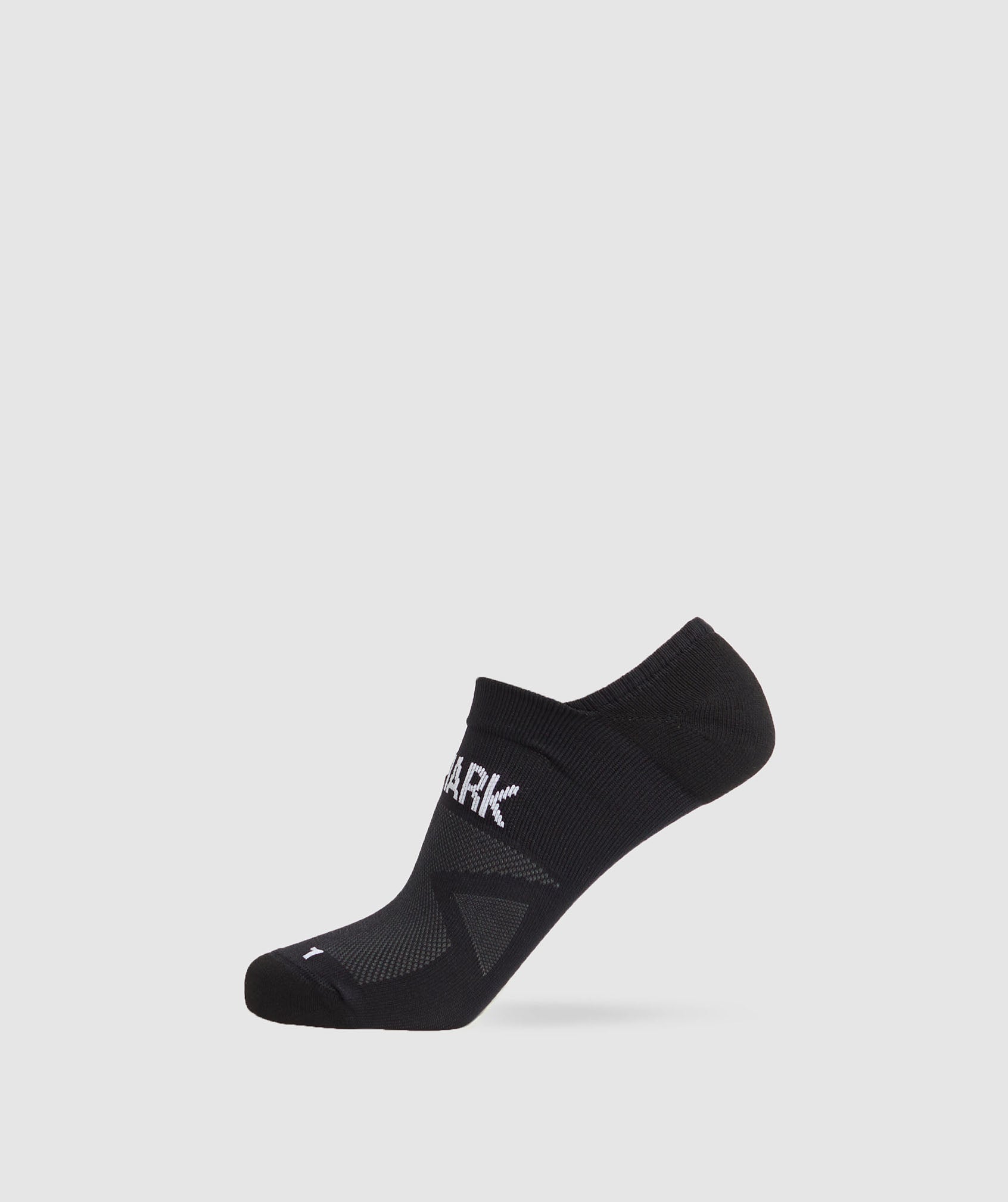 No Show Performance Socks in Black - view 1