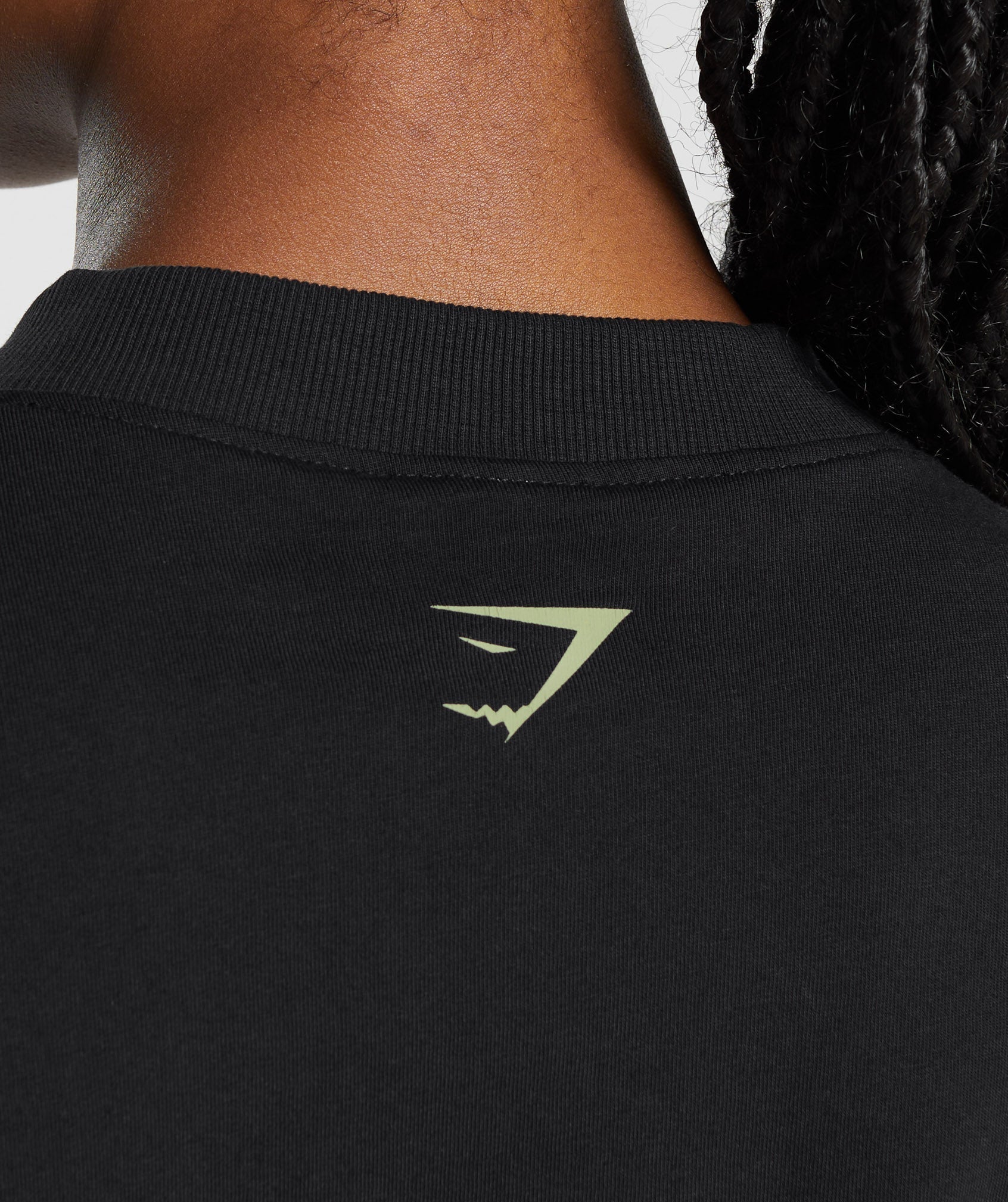 Phys Ed Graphic Long Sleeve T-Shirt in Black - view 6