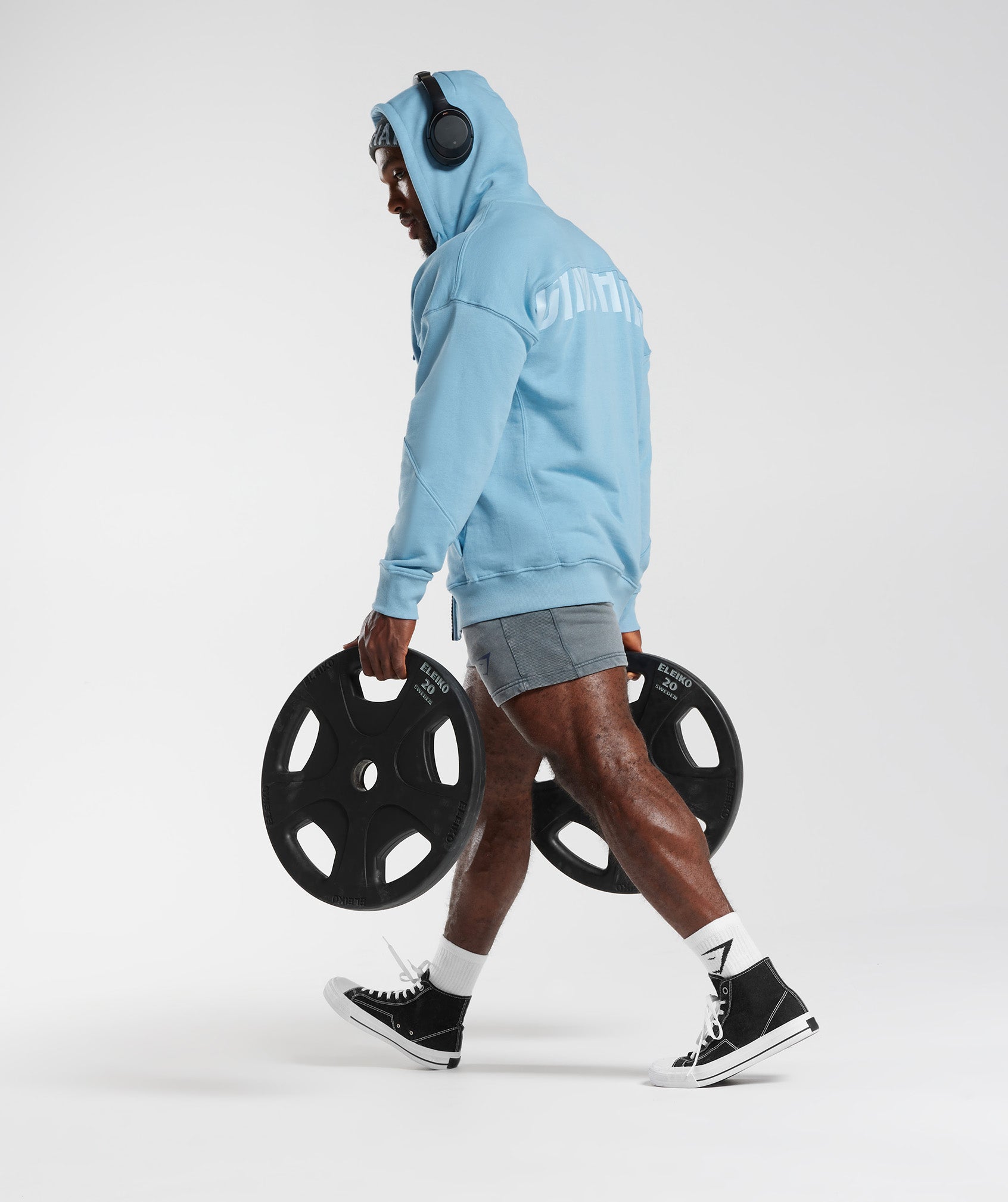 Power Zip Hoodie in Ozone Blue - view 3