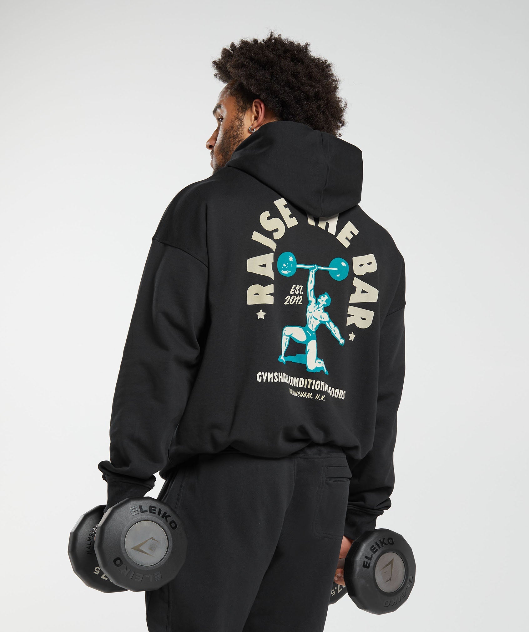 Raise the Bar Hoodie in Black - view 4