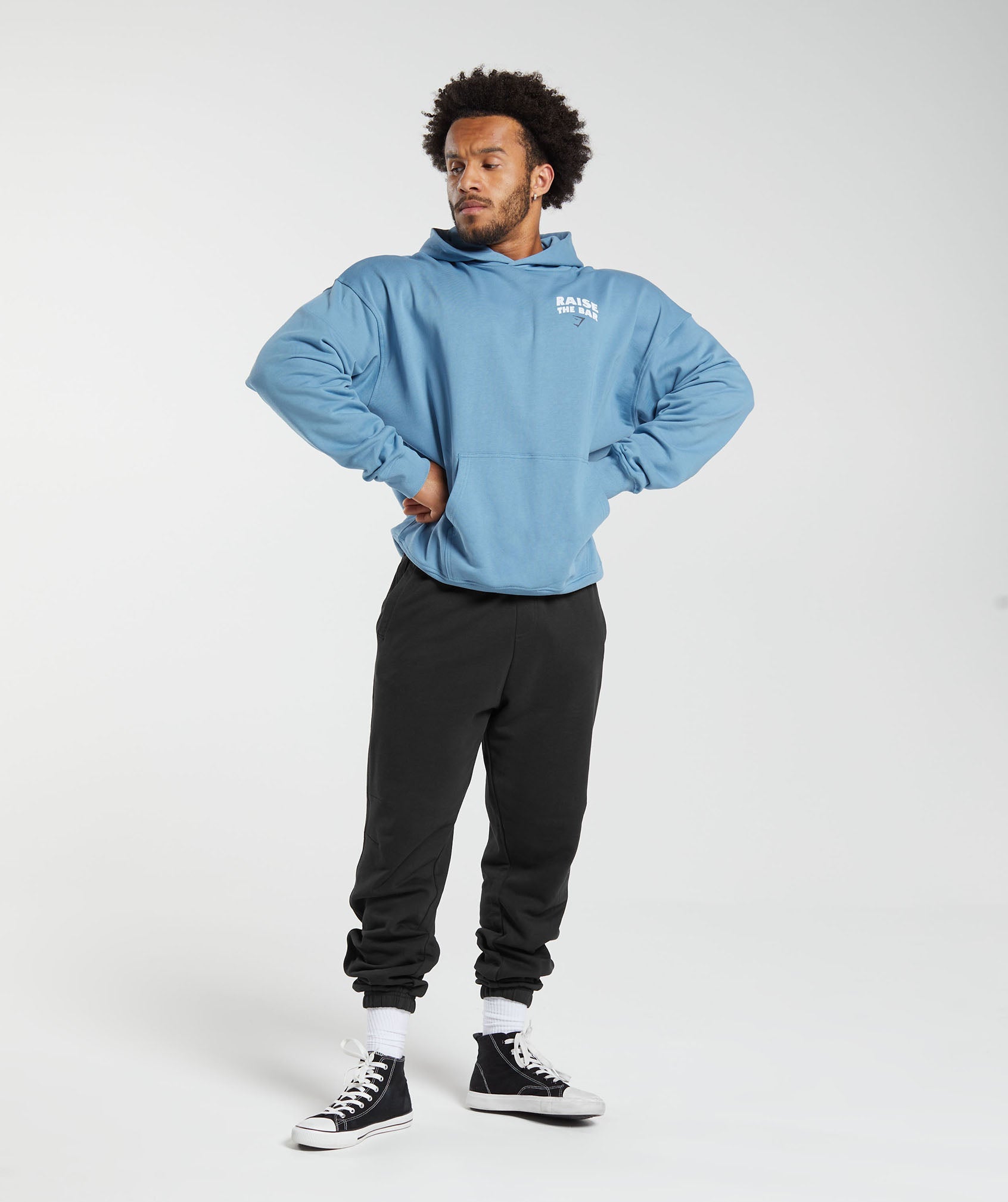 Raise the Bar Hoodie in Dusk Blue - view 4