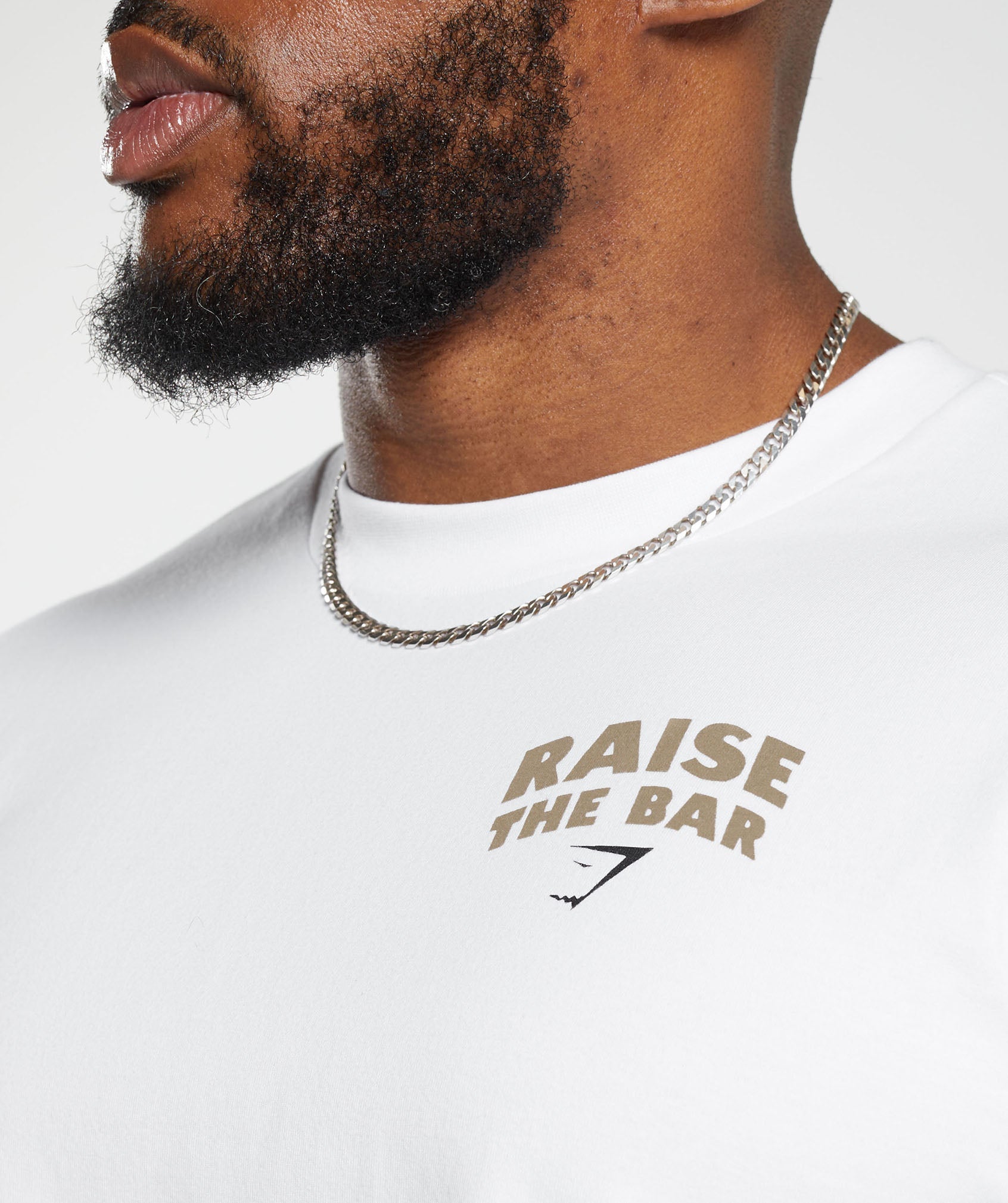 Raise the Bar T-Shirt in White - view 6