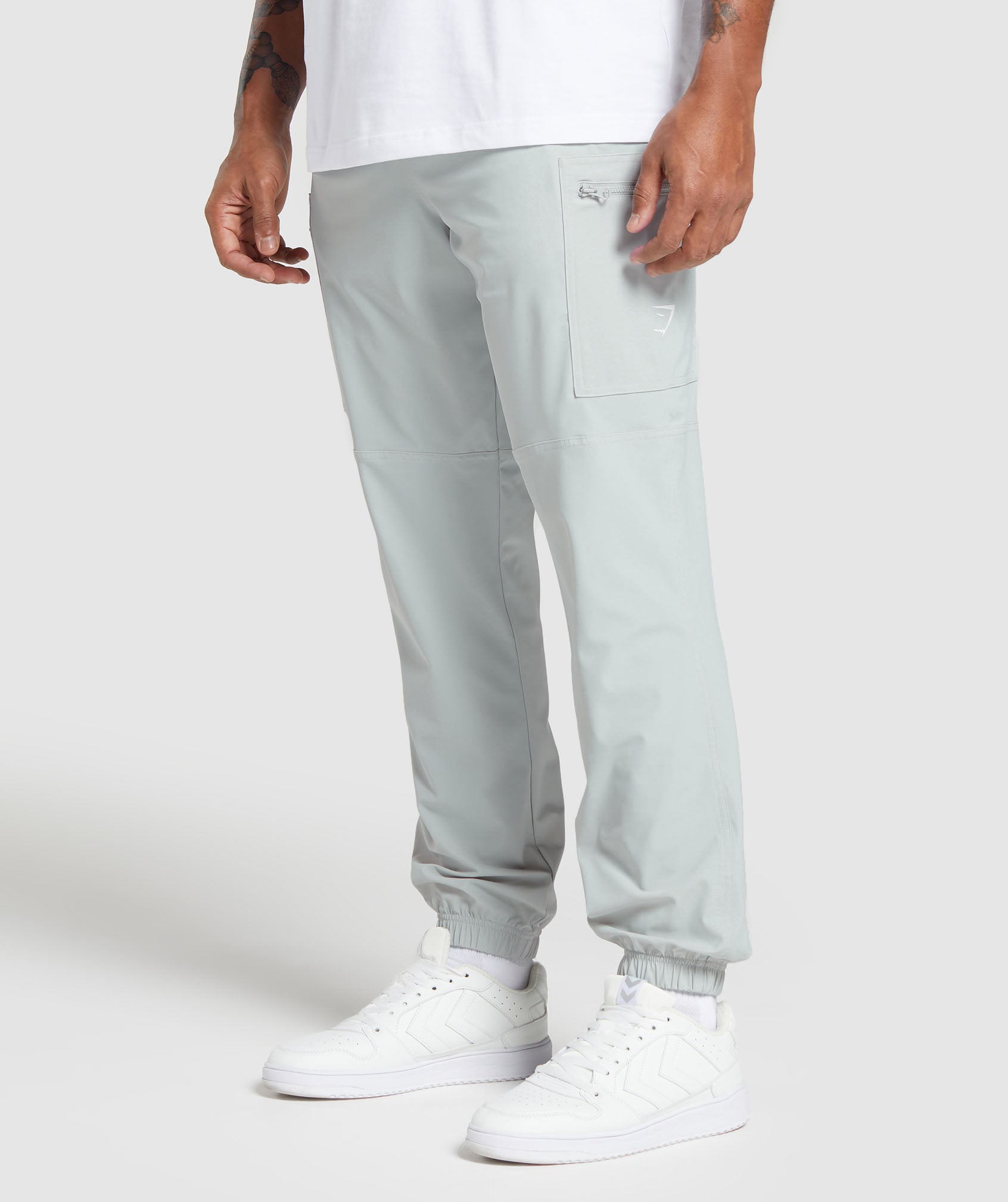 Rest Day Cargo Pants in Light Grey - view 1