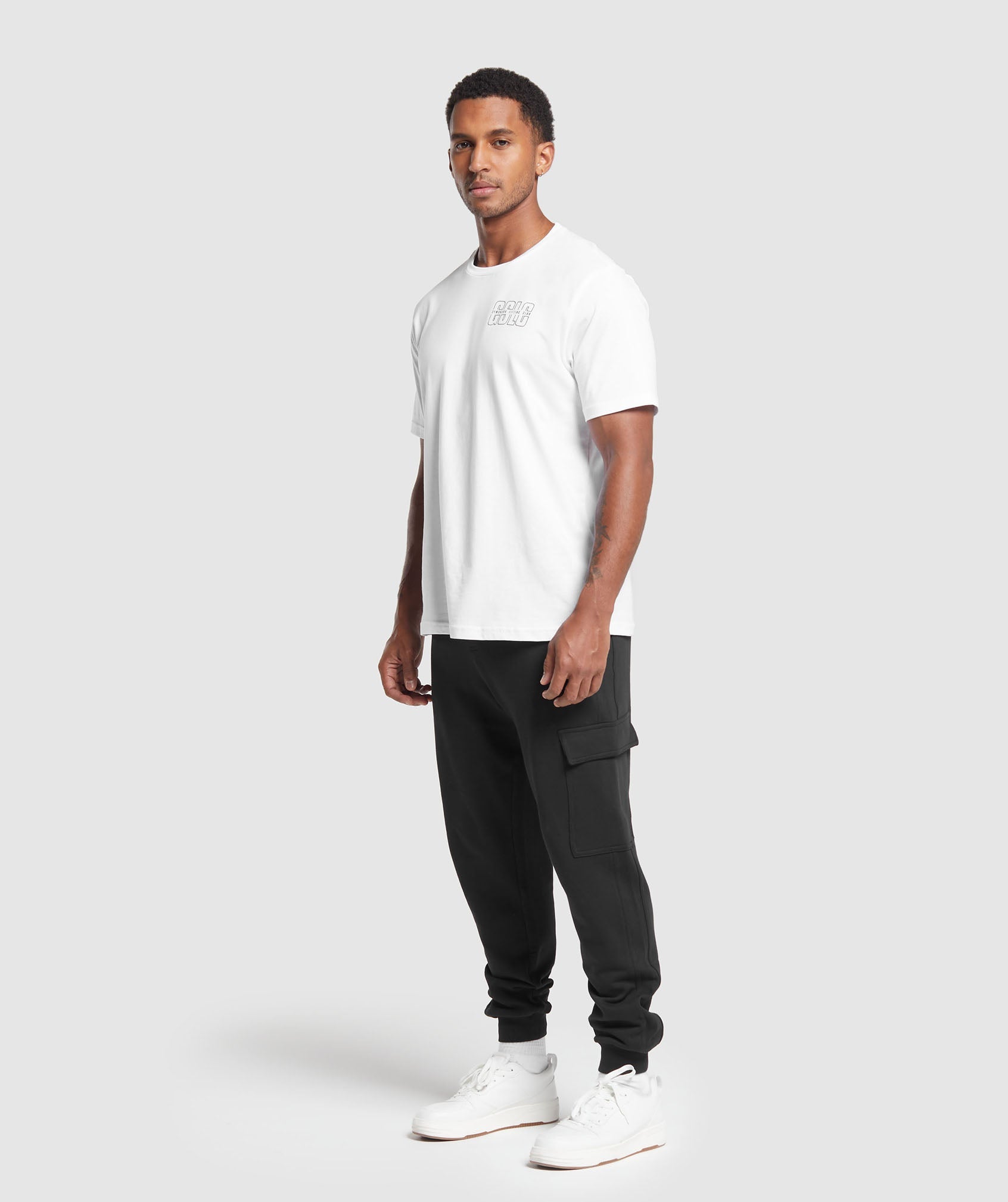 Rest Day Essentials Cargo Joggers in Black - view 4