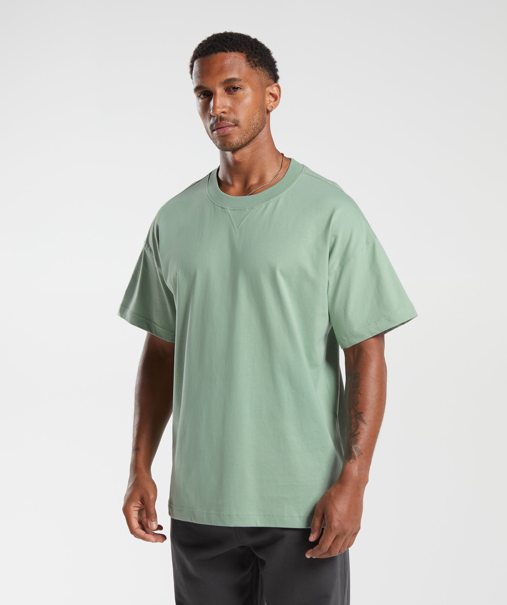 Rest Day Essentials T-shirt in Desert Sage Green - view 3