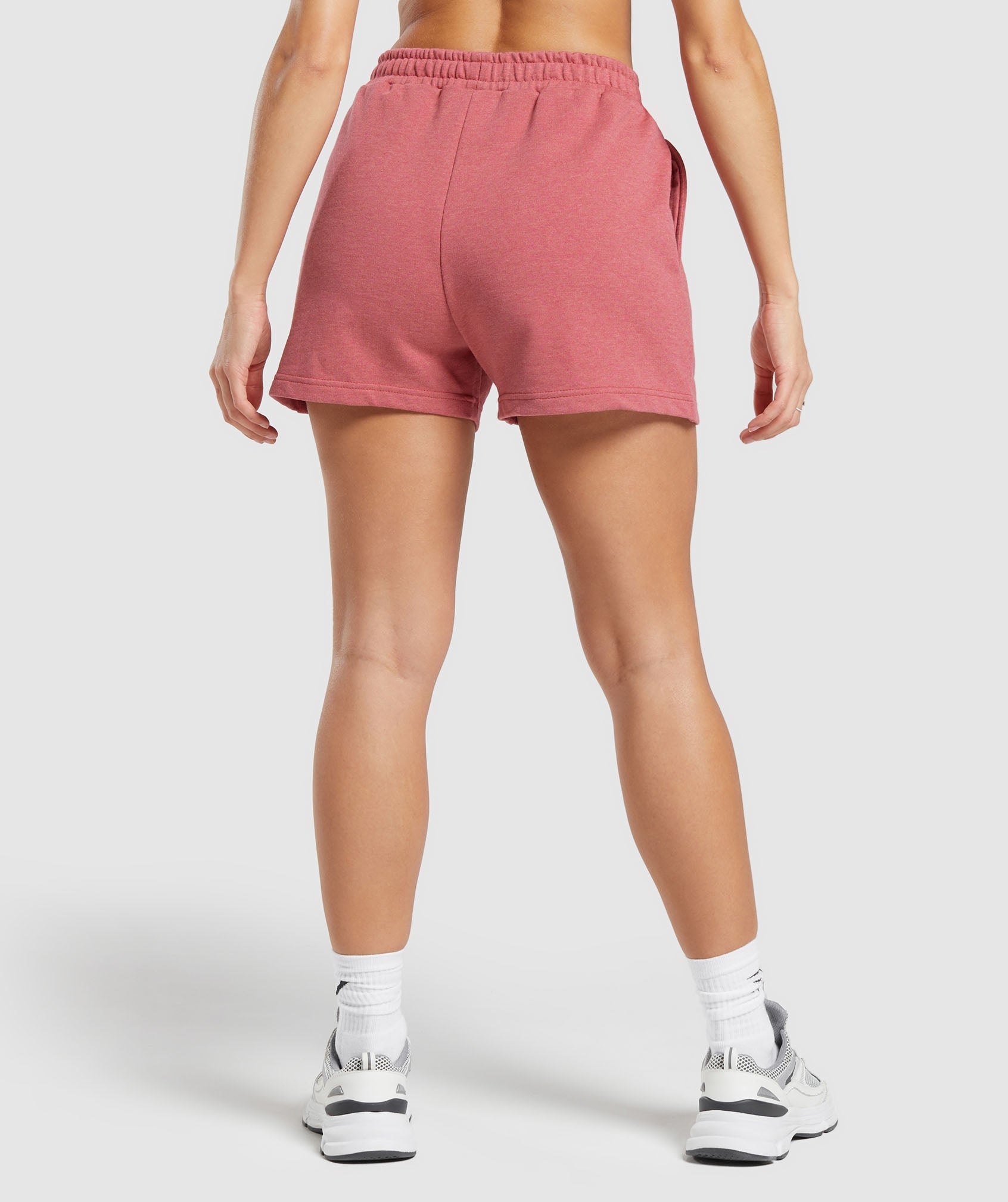 Rest Day Sweat Shorts in Heritage Pink Marl - view 2