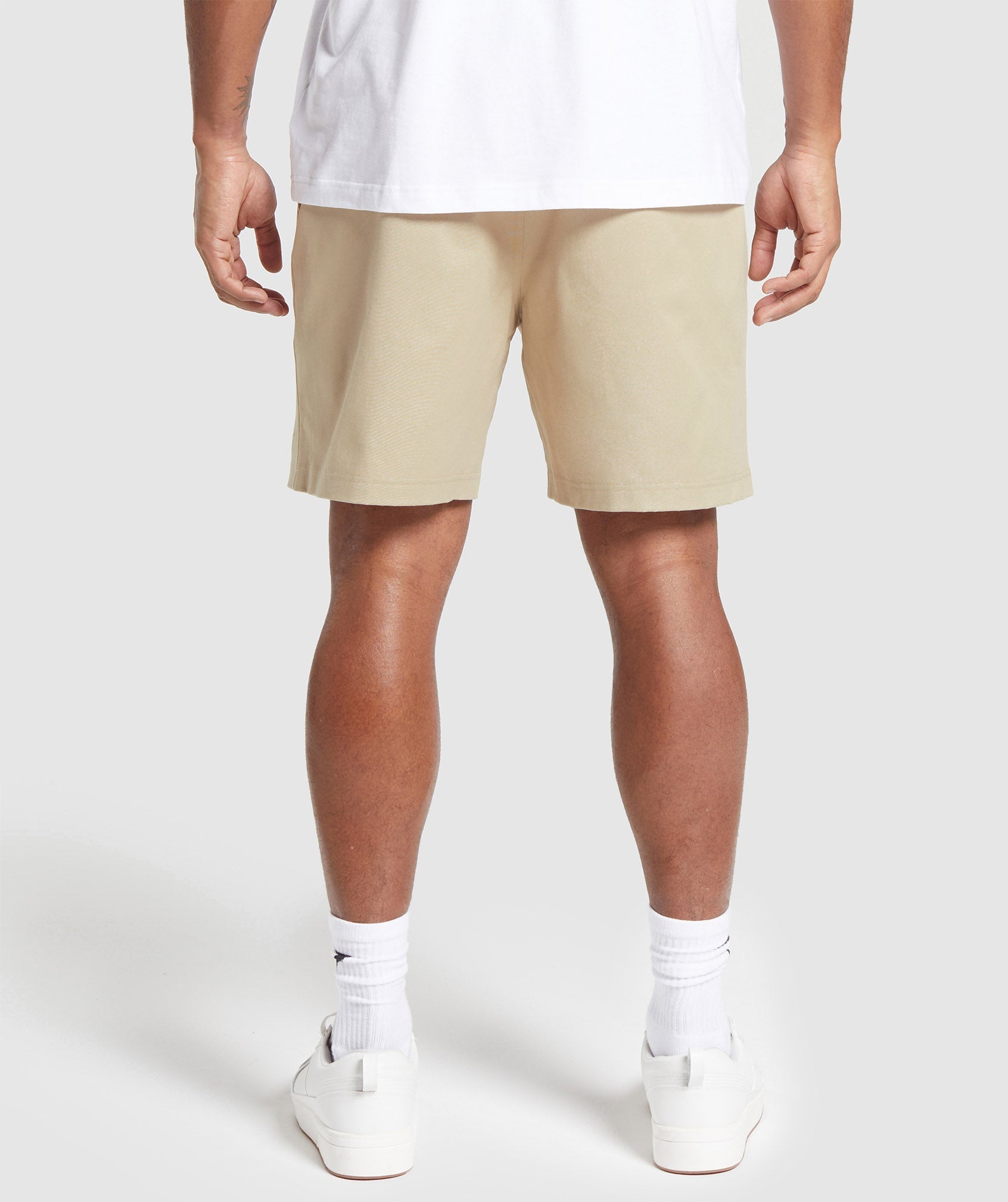 Rest Day Woven Shorts in Desert Beige - view 2