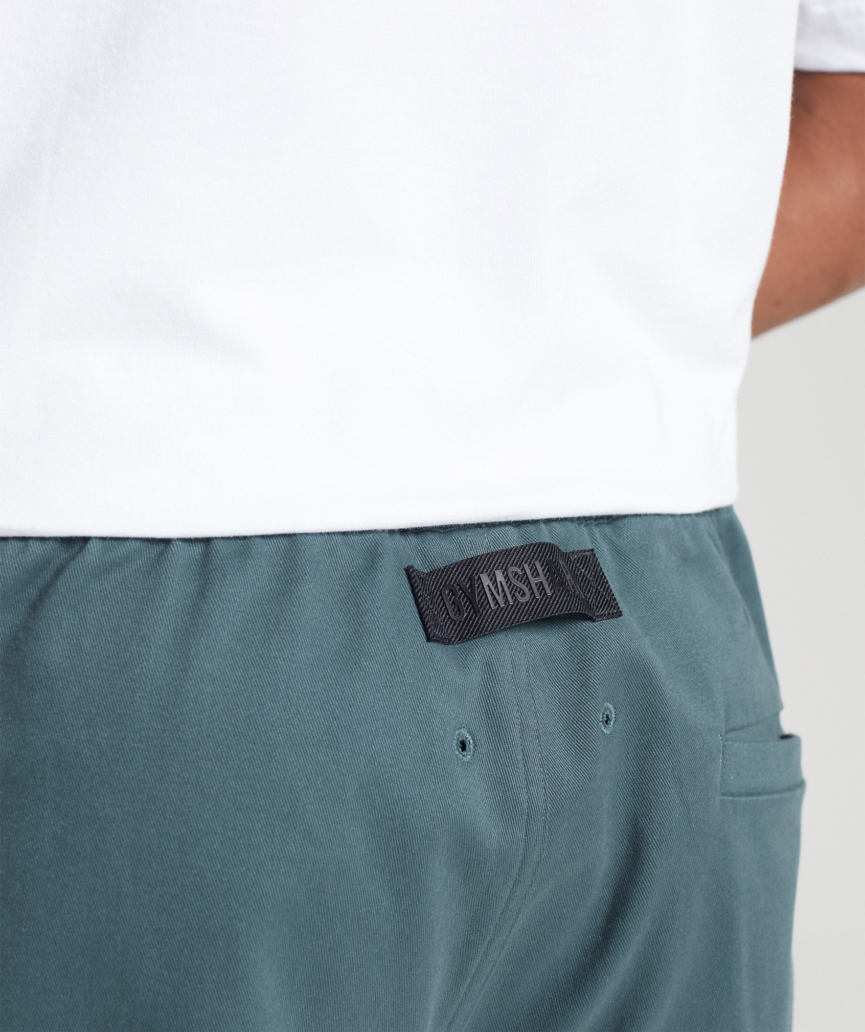 Rest Day Woven Shorts in Smokey Teal - view 5