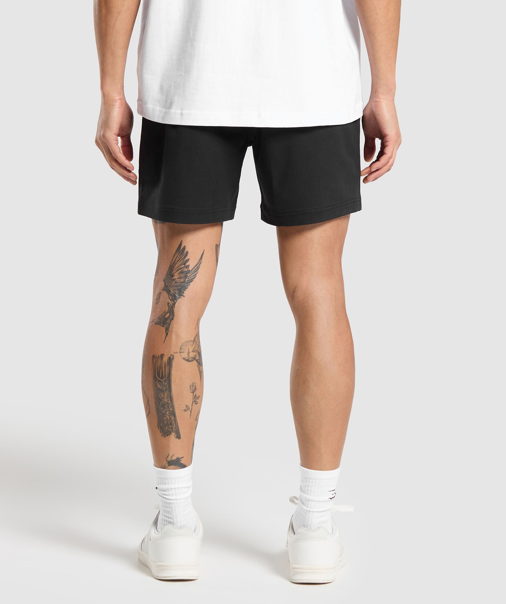 Rest Day Woven Shorts in Black - view 2