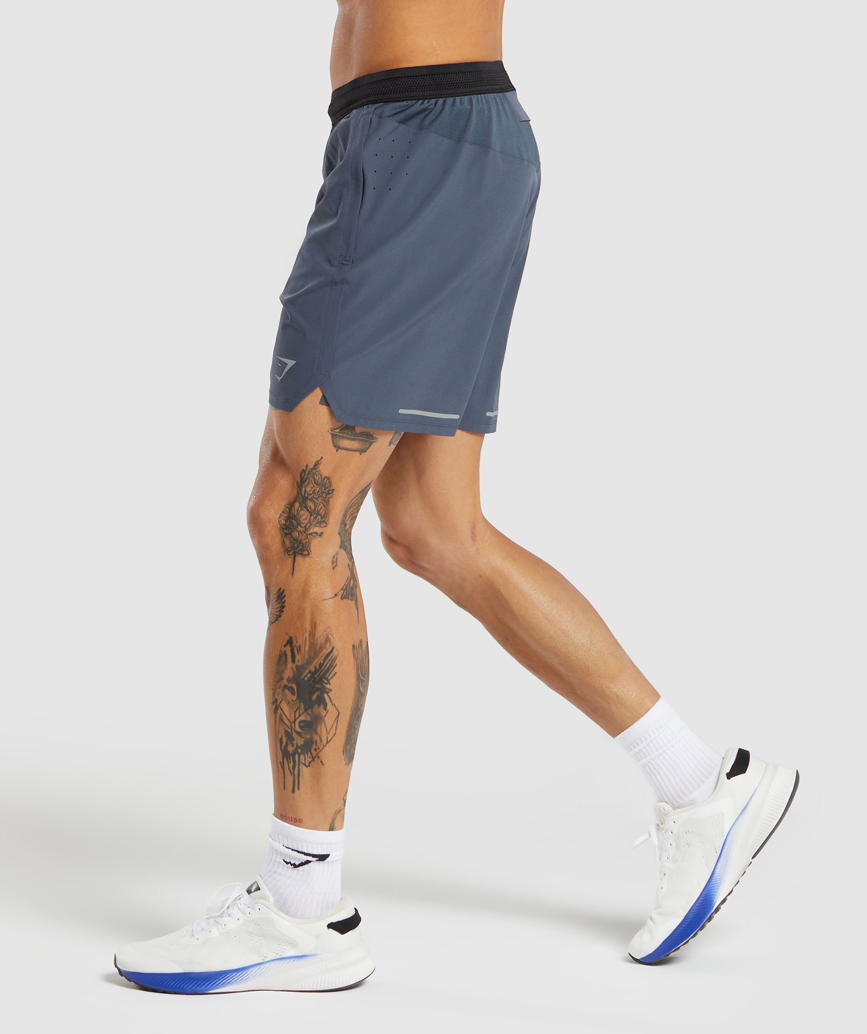 Speed 7" Shorts in Titanium Blue - view 3