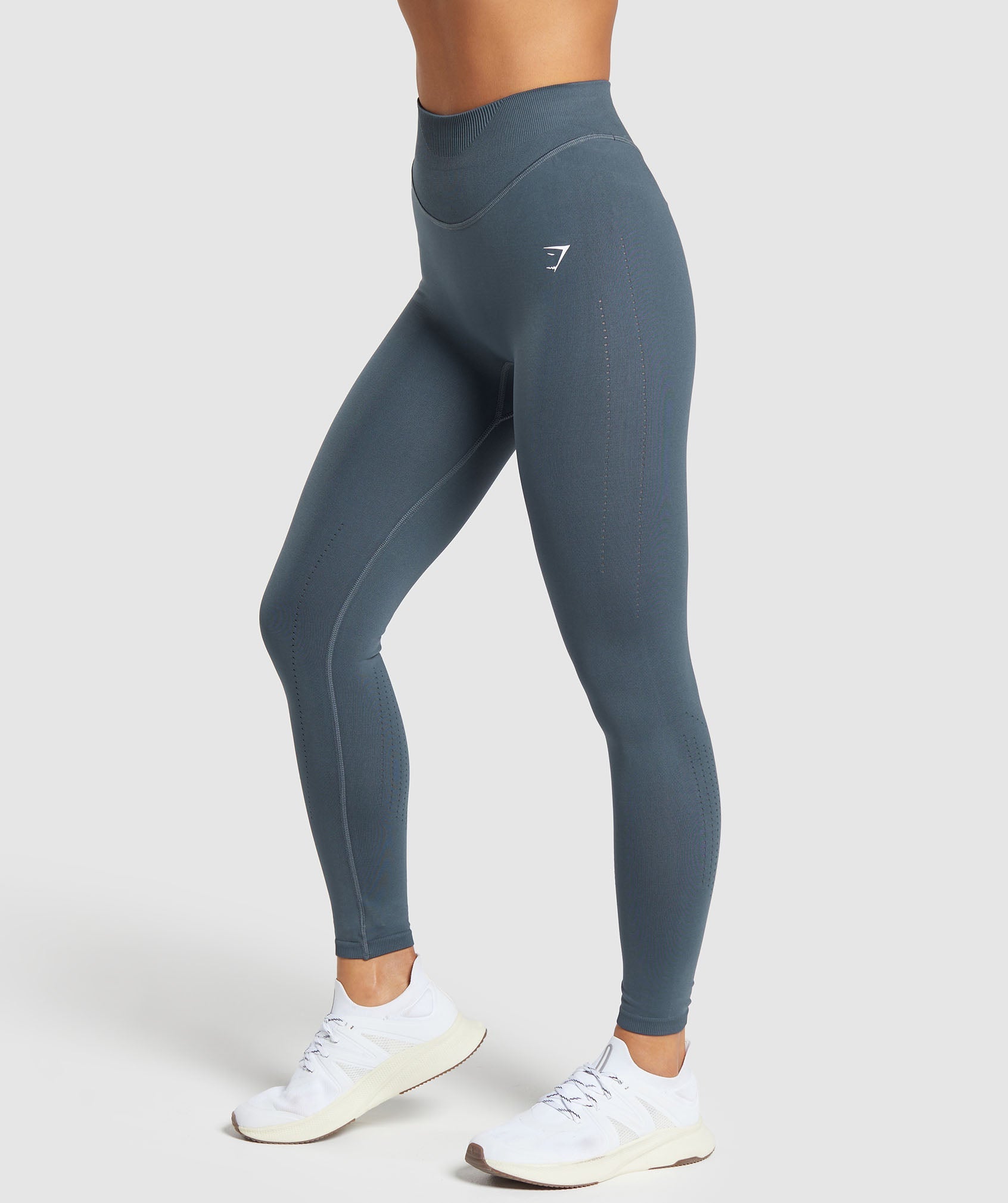 Sweat Seamless Leggings in Titanium Blue - view 3