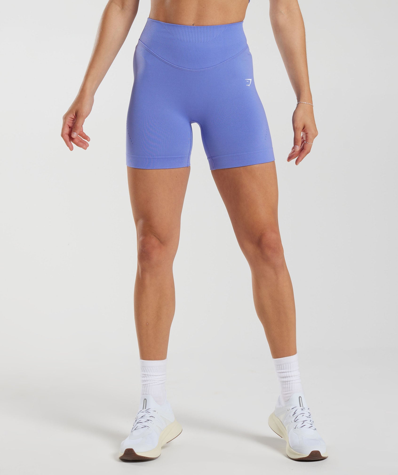 Sweat Seamless Shorts in Grape Blue is niet op voorraad