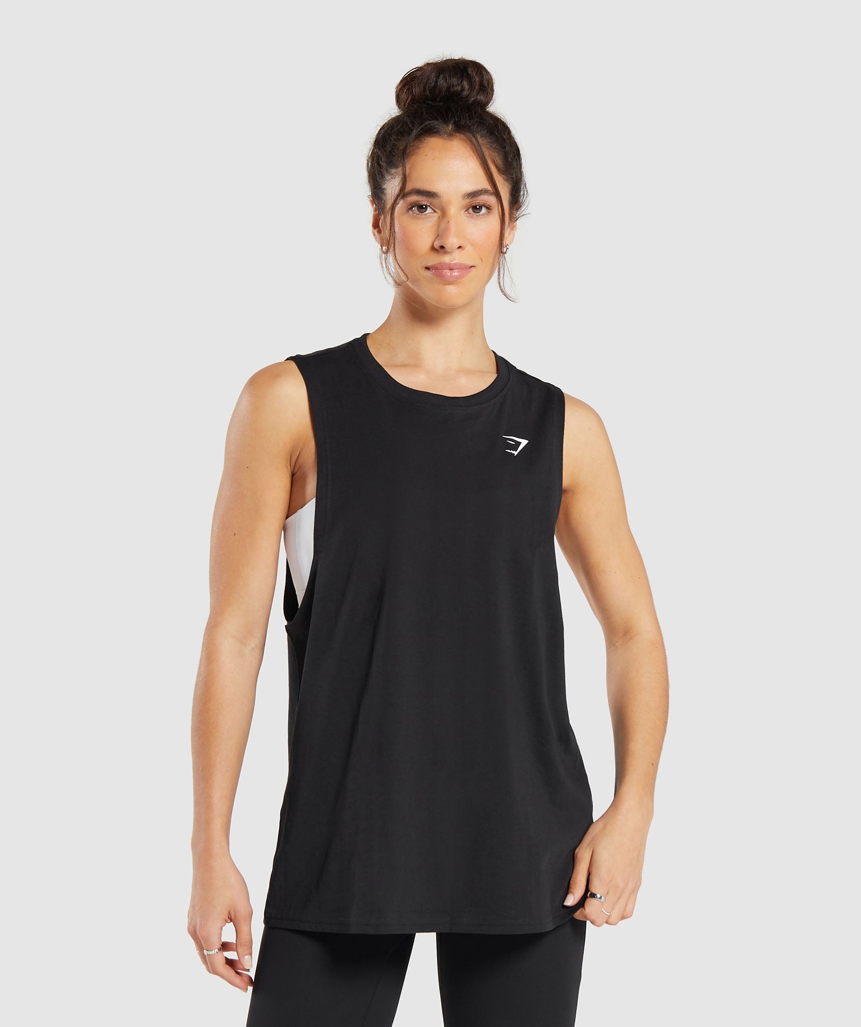 Training Drop Arm Tank in Black is niet op voorraad